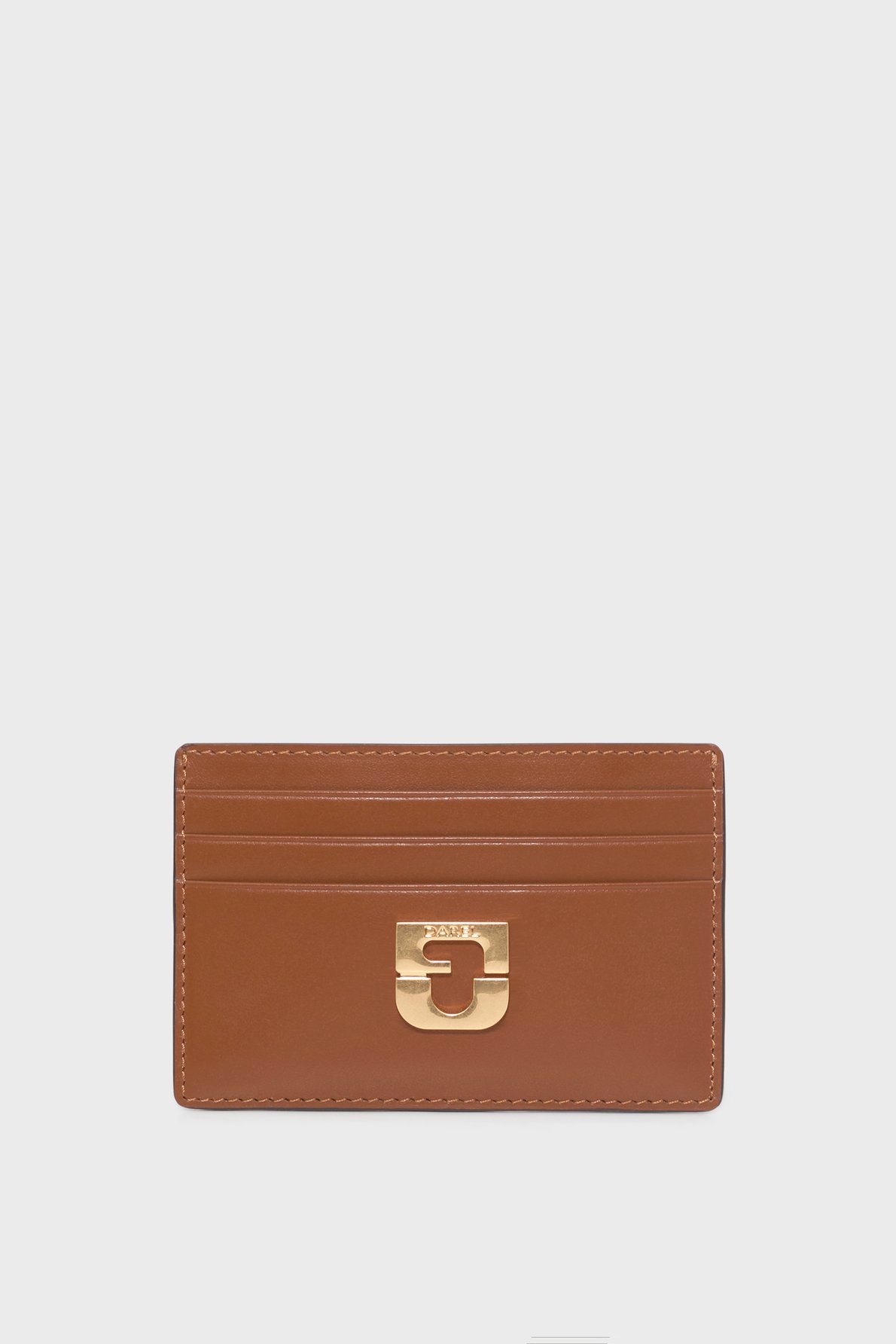 Porte carte en cuir - cardholder GERARD DAREL Marron