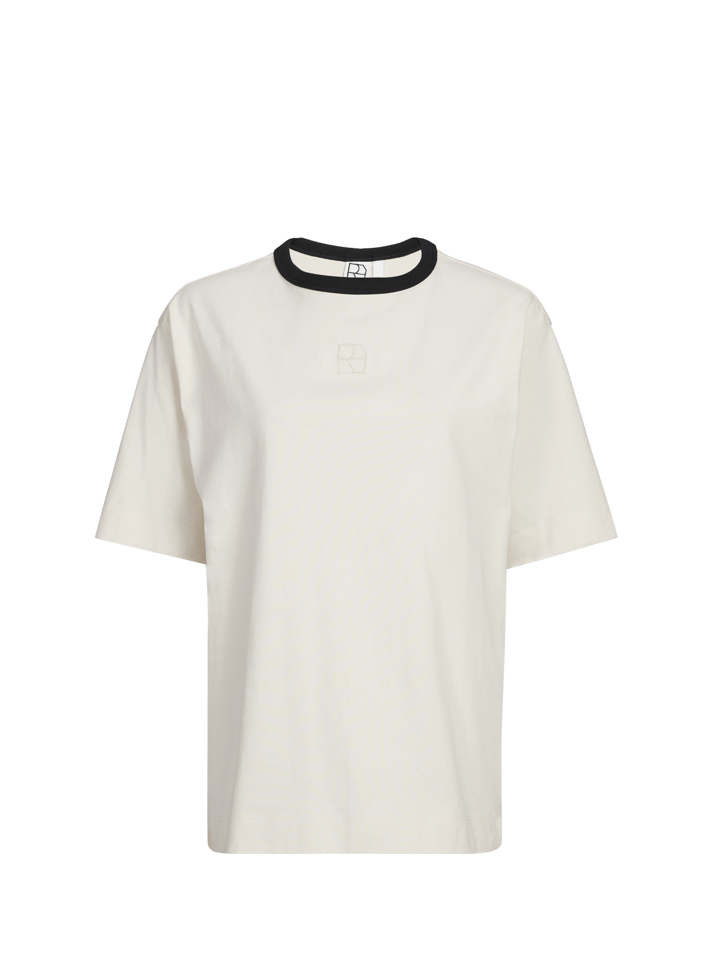 Classic Cotton T-Shirt ROUGE EDIT Beige