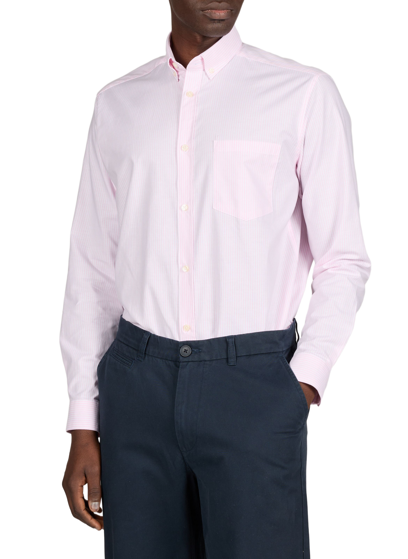 Straight shirt Hoxray-D in cotton AU PRINTEMPS PARIS Pink