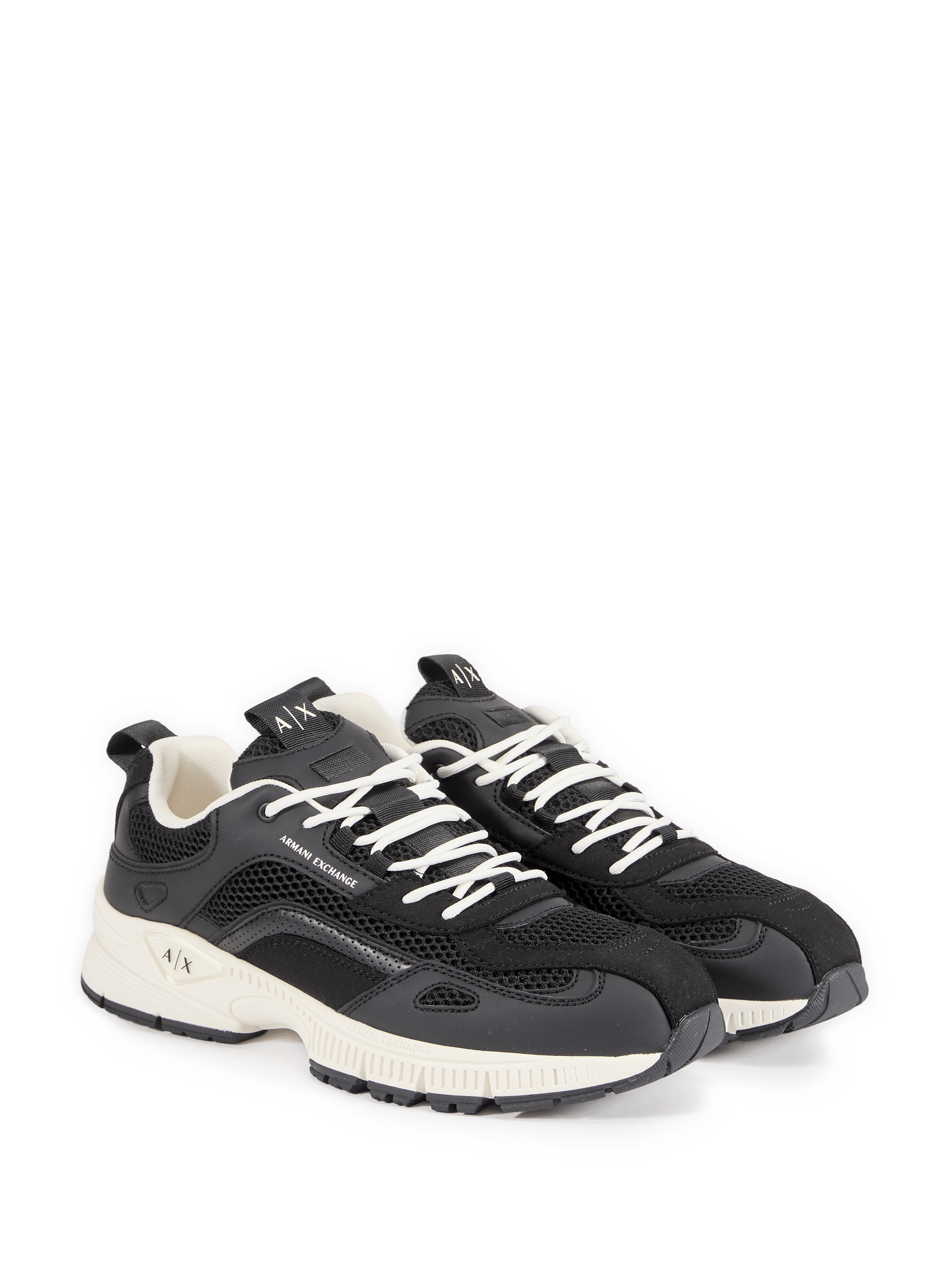 Bi-material sneakers ARMANI EXCHANGE Black