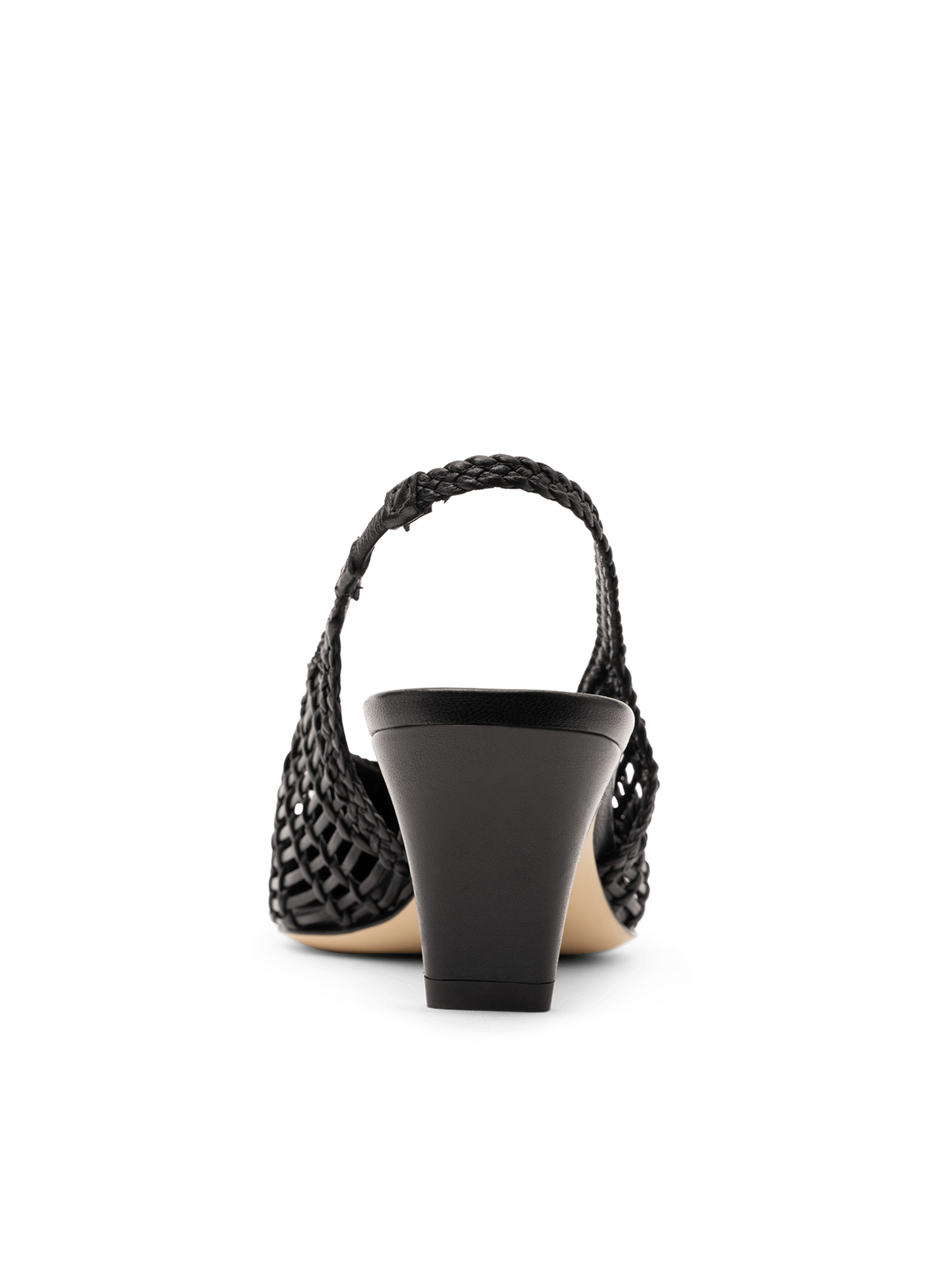 Sling back mella en nappa PARALLELE Noir