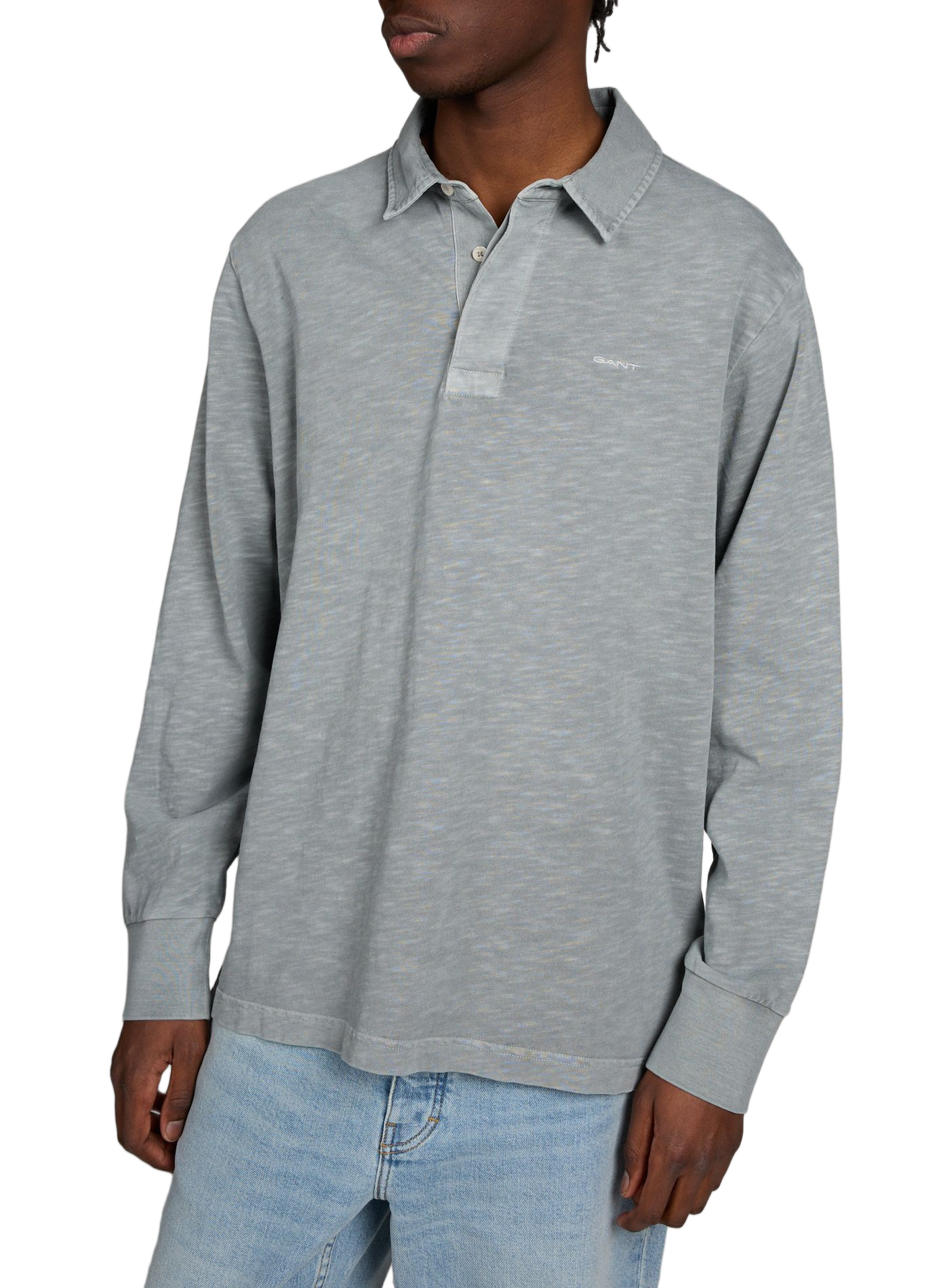 Poloo Heavy Rugger en coton délavé GANT Vert