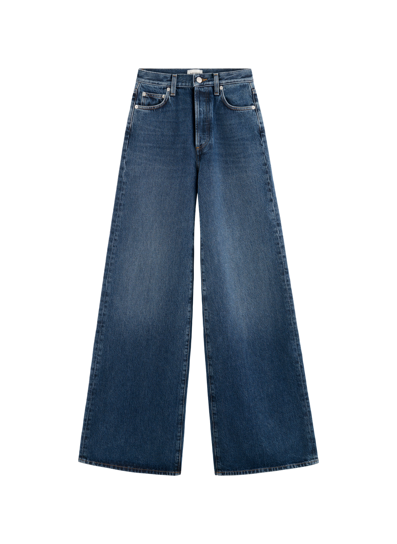 Weite Beinhose uni ARAKII Blau