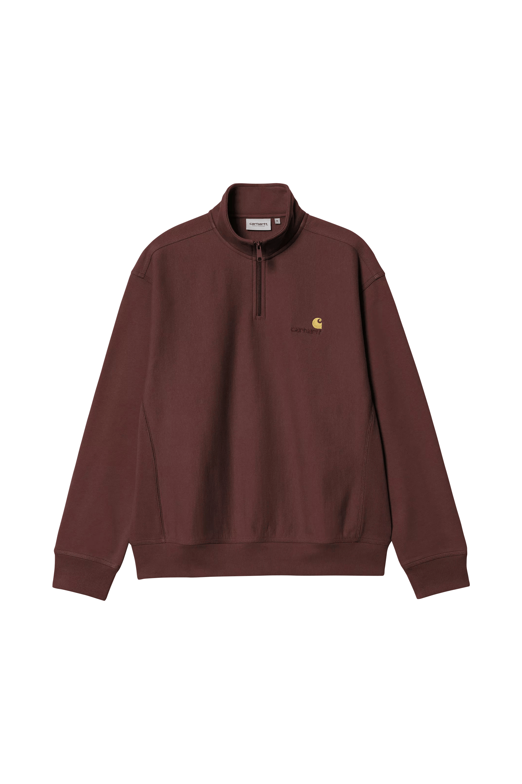 Sweat zippé half zip american script CARHARTT WIP Rouge