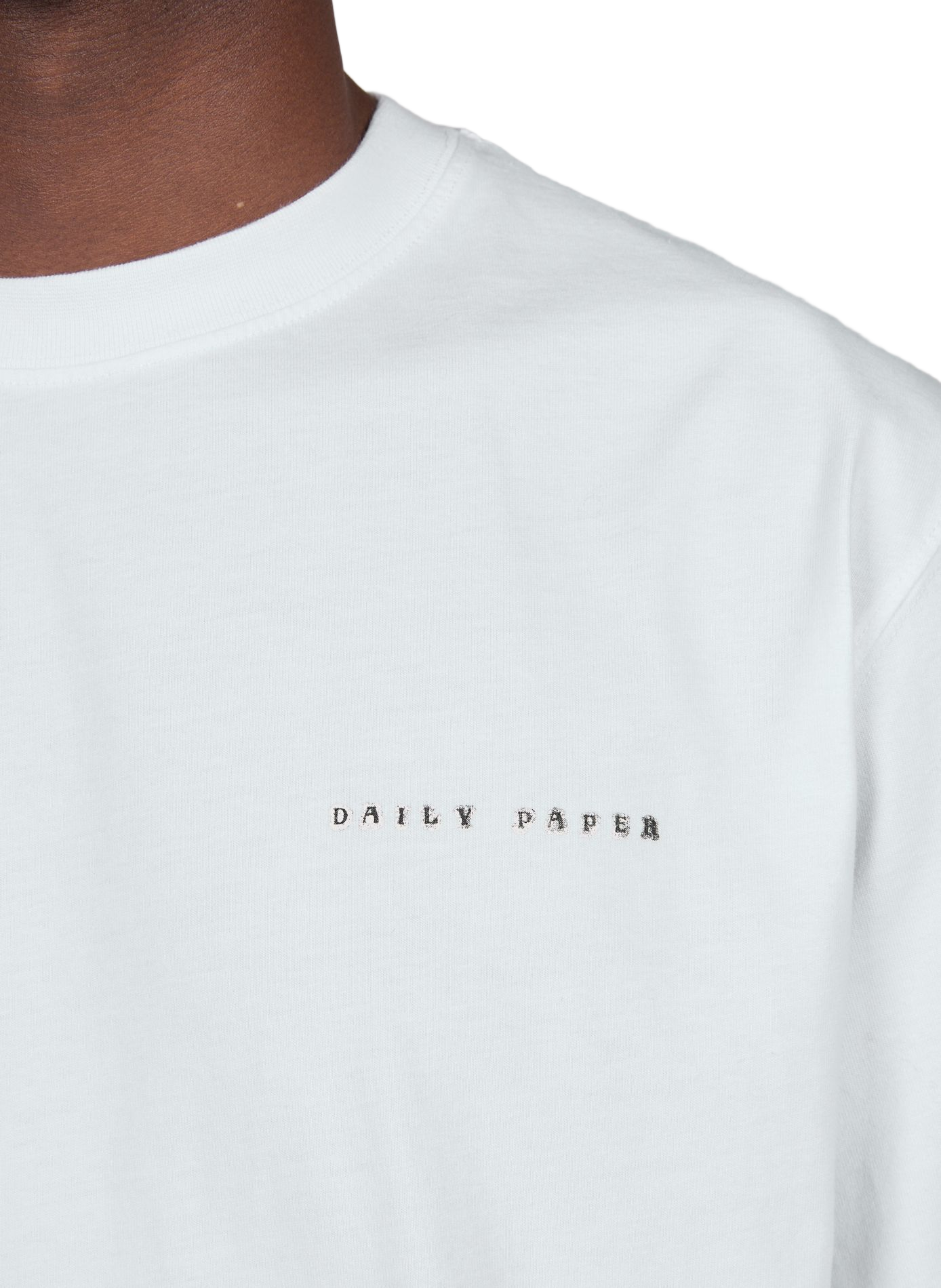 Bedrucktes T-Shirt DAILY PAPER Weiss
