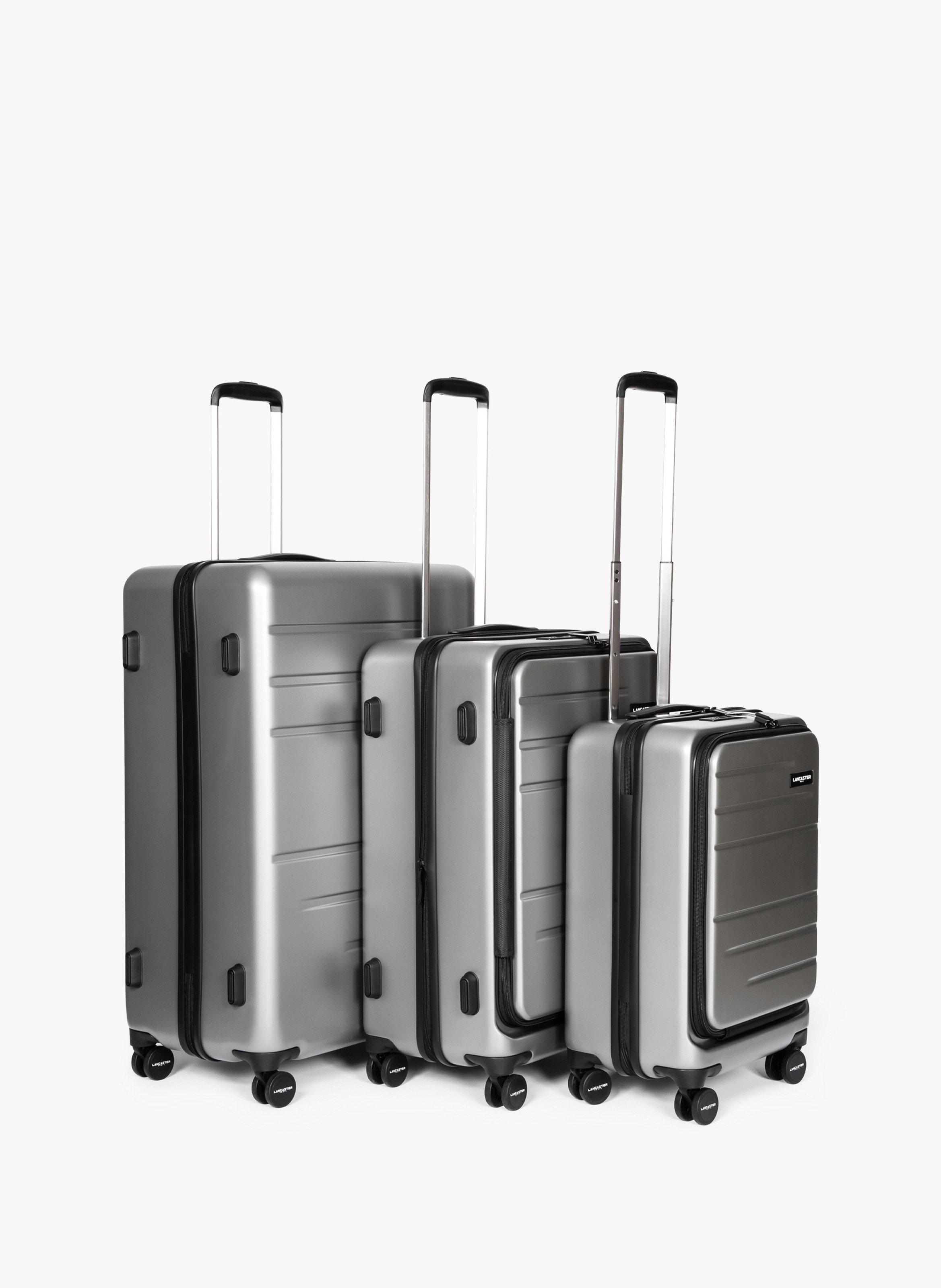 Set de 3 valises cdg - bagages LANCASTER Gris
