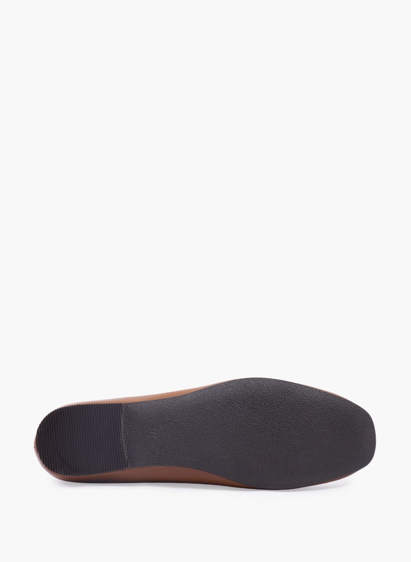 Ballerines souples paola cuir JULES & JENN Marron
