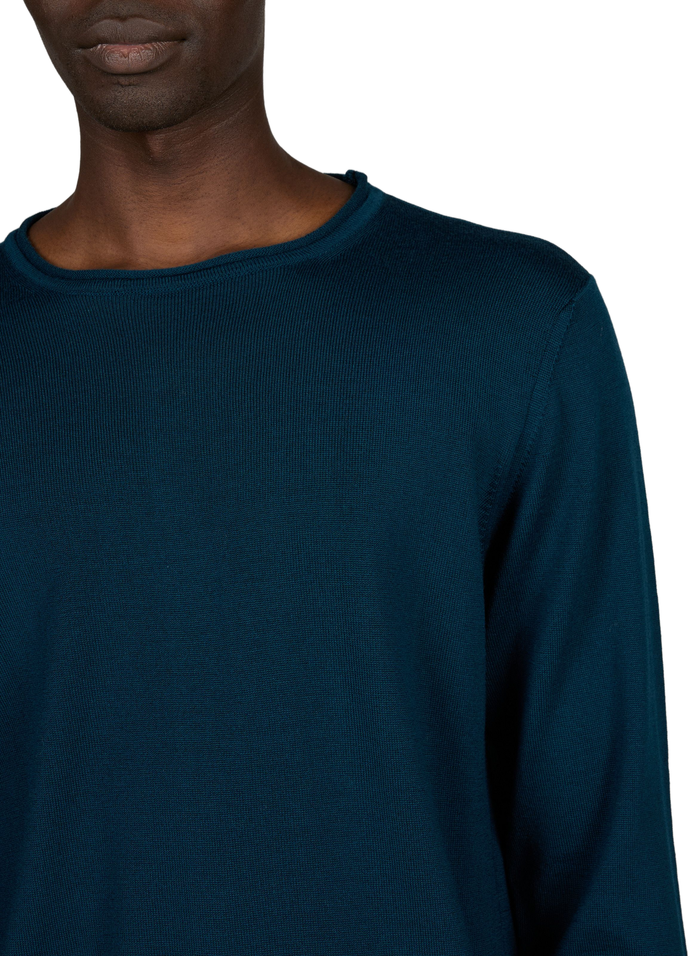 Straight-cut Giulio wool sweater | Blue LAFAURIE Men