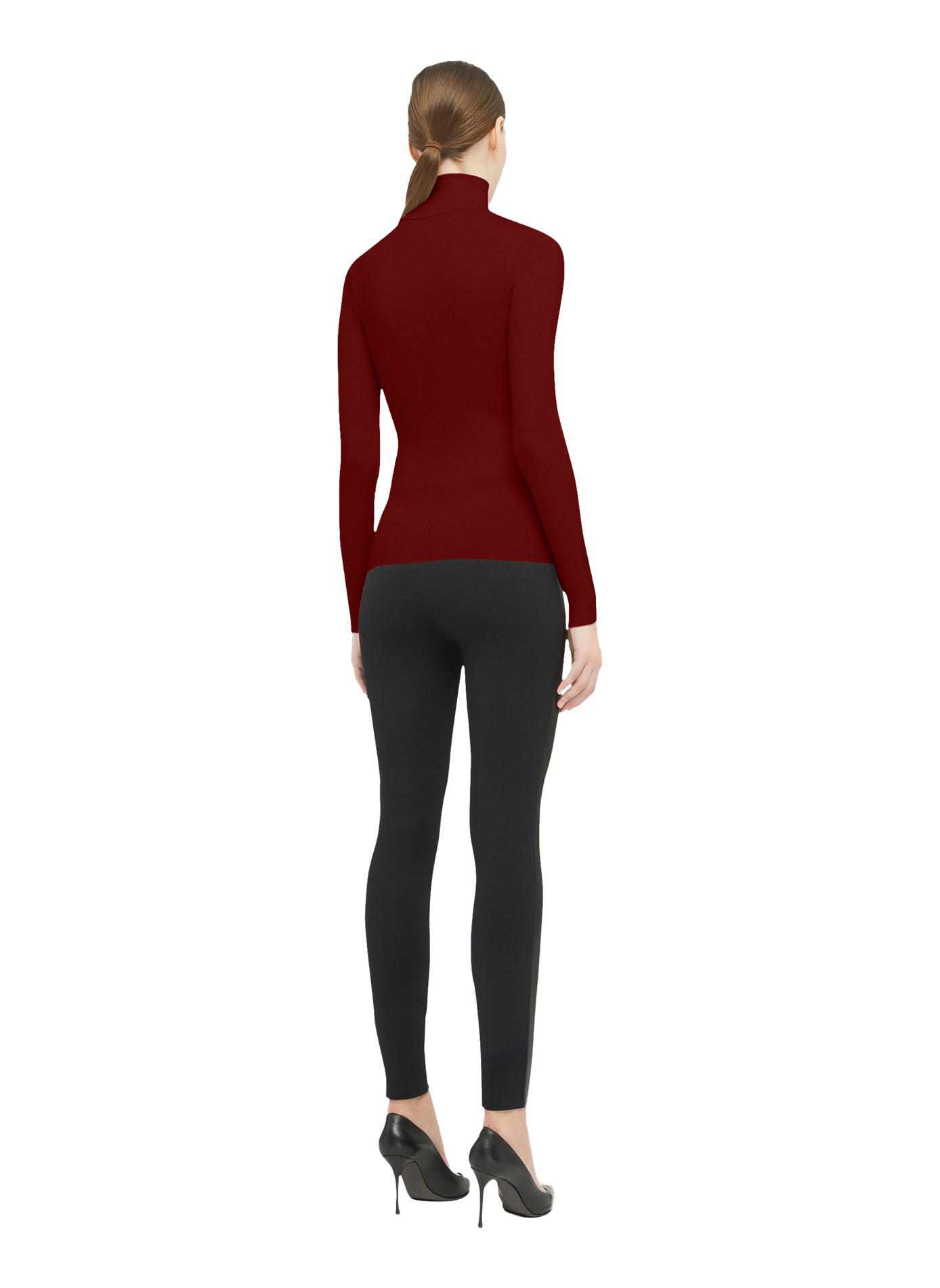 Wool high-neck jumper WOLFORD Red