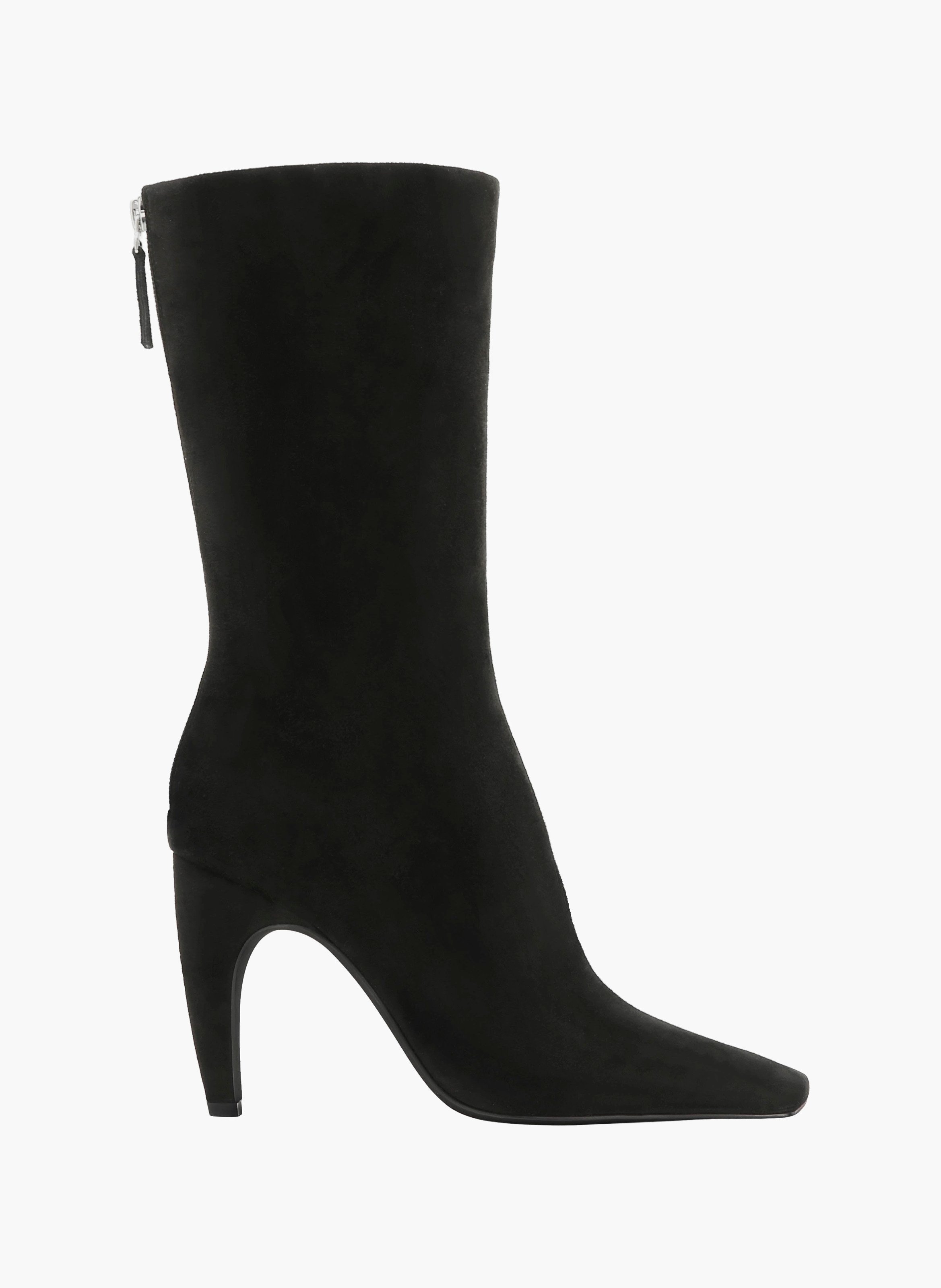 Bottines haute en daim NAKED WOLFE Noir