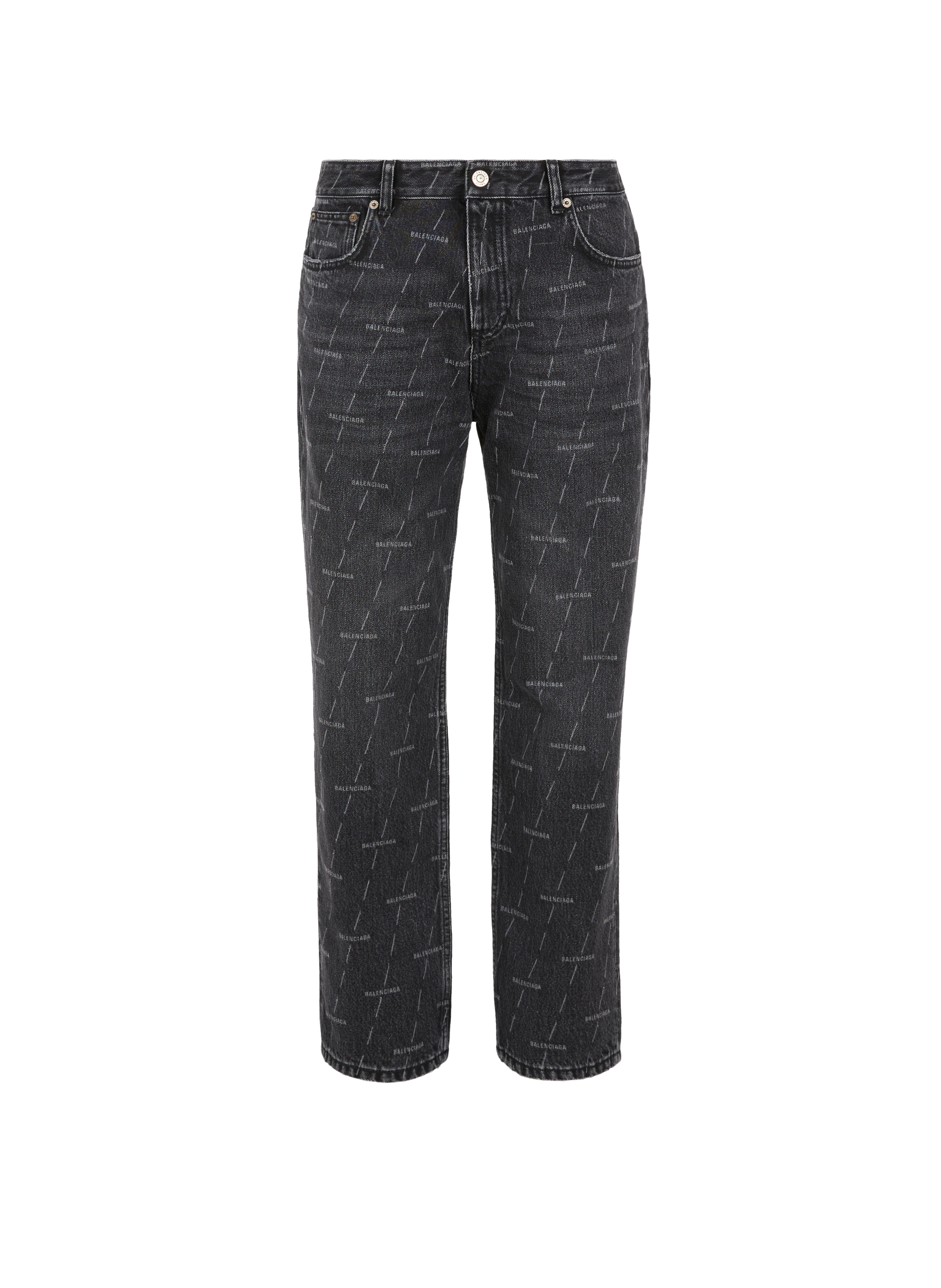 Jean imprimé logo all over