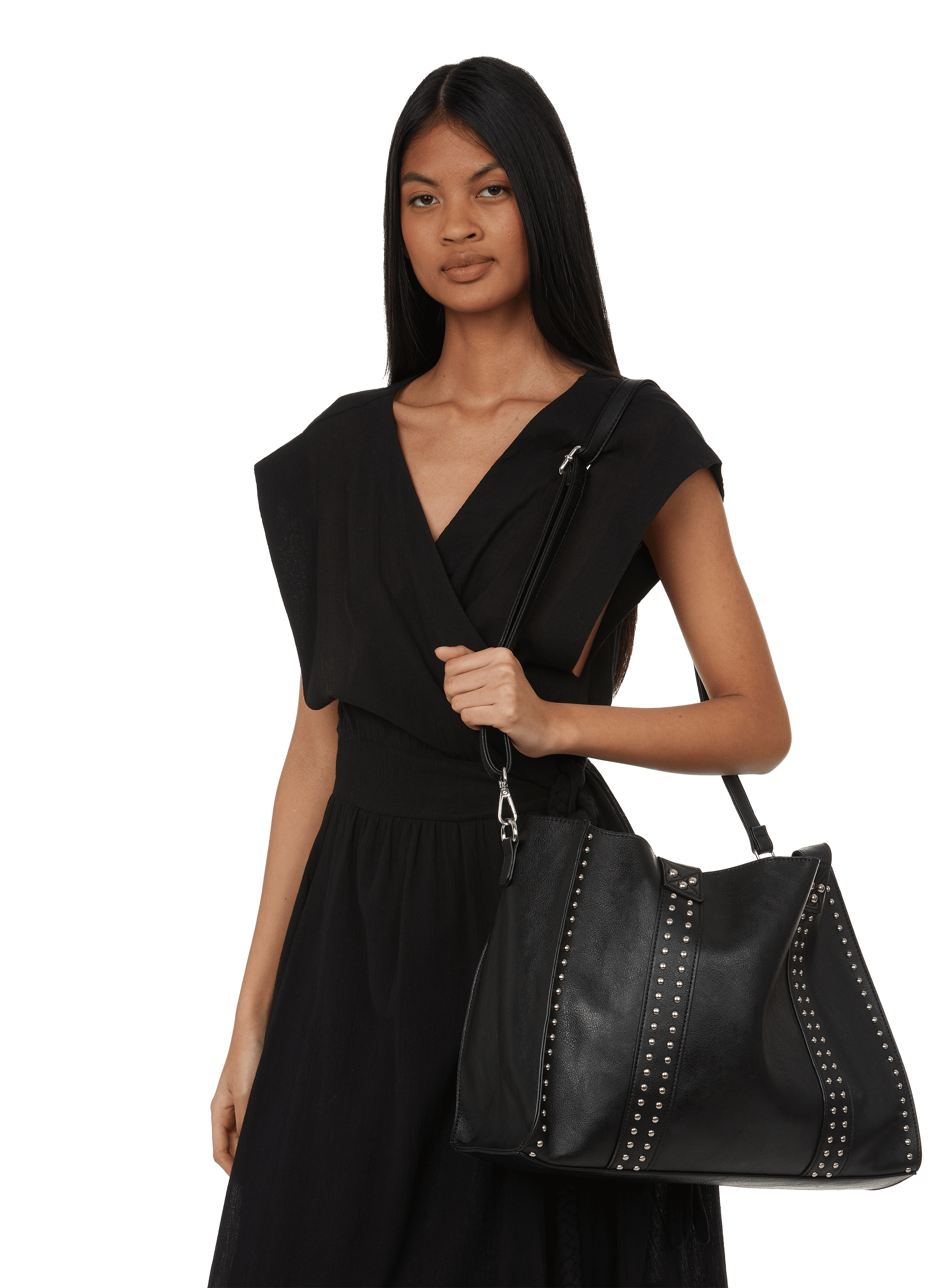 Shopping bag AU PRINTEMPS PARIS Noir