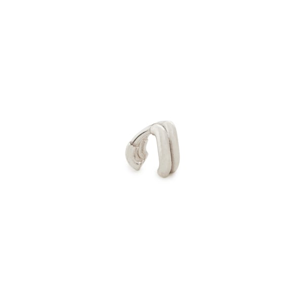 Ear Cuff double tube en argent