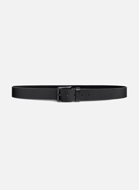Ceinture à logo en cuir Noir by CALVIN KLEIN CALVIN KLEIN Ceinture à logo en cuir Noir