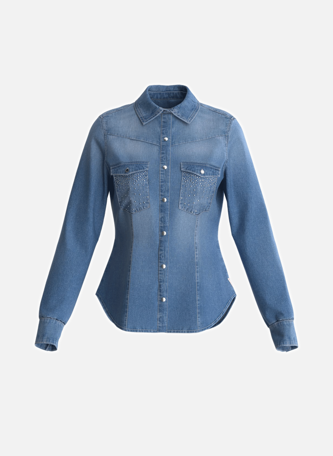 GUESS fitted denim shirt
