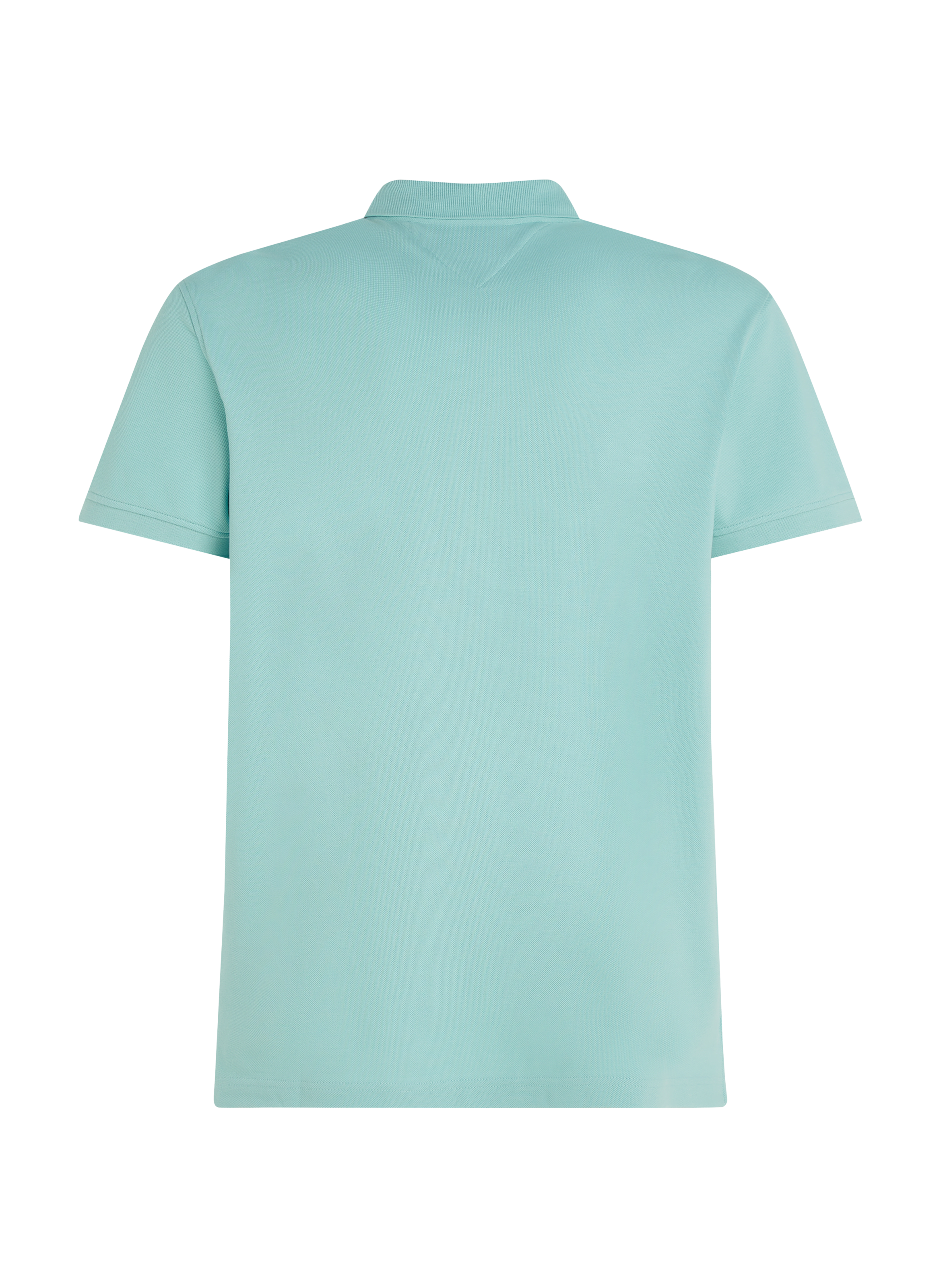 Polo droit en piqué de coton TOMMY HILFIGER Bleu