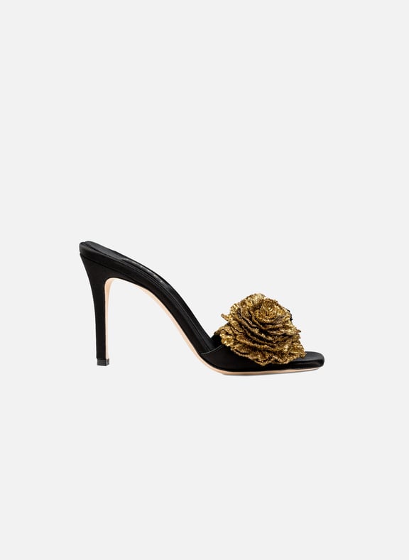 Sandale à talon haut noir lavinia Noir by SERENA UZIYEL SERENA UZIYEL Sandale à talon haut noir lavinia Noir