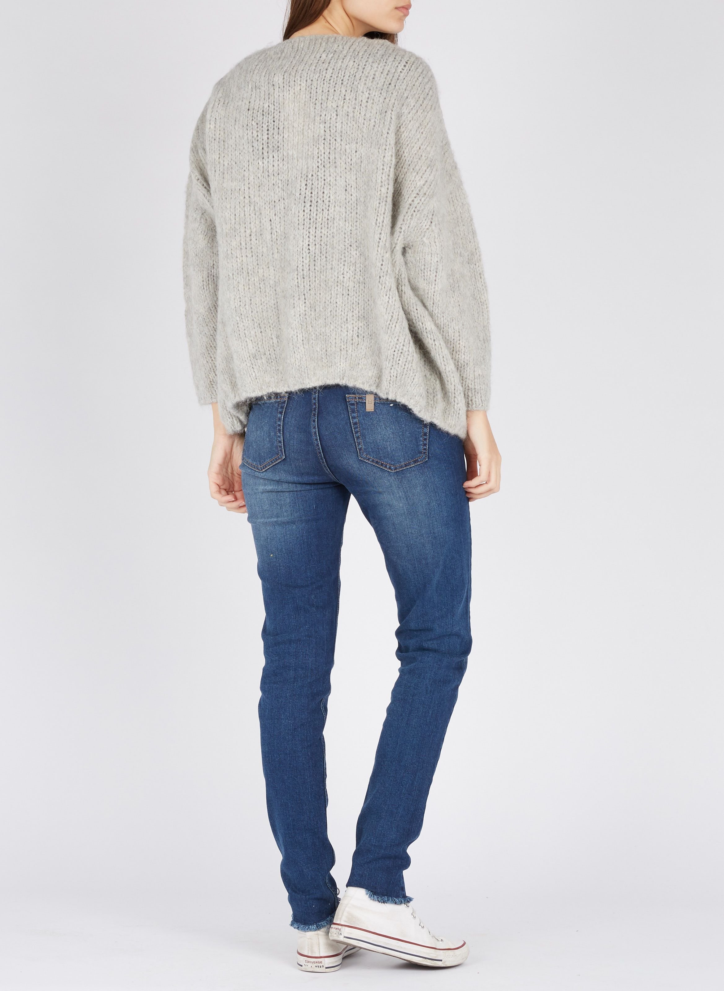 Tee-shirt col v en coton sonoma AMERICAN VINTAGE Noir