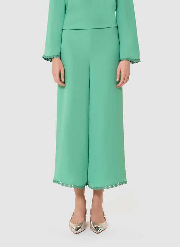 Pantalon large uni - positive Vert by TARA JARMON TARA JARMON Pantalon large uni - positive Vert