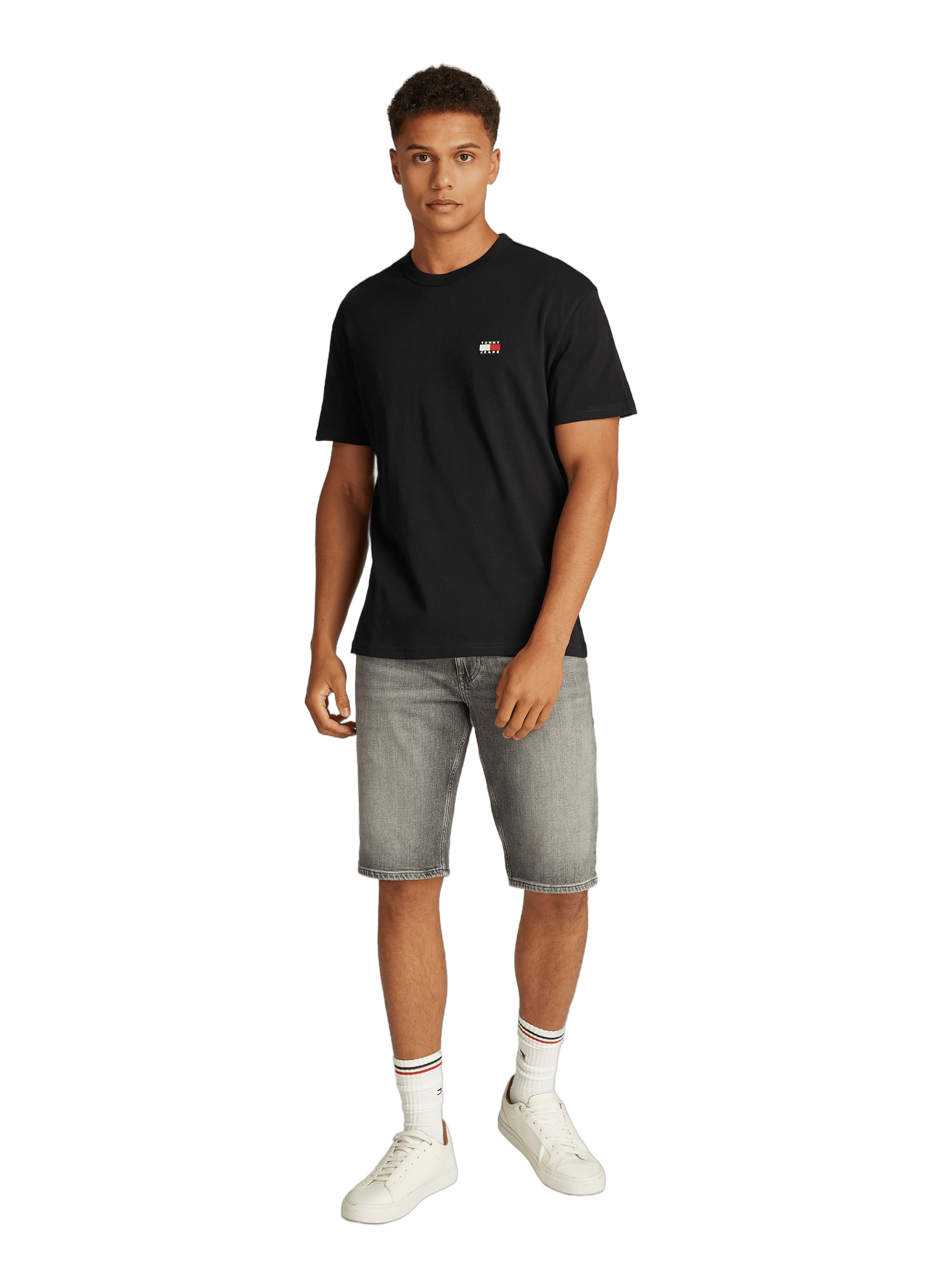 Cotton T-shirt TOMMY HILFIGER Black