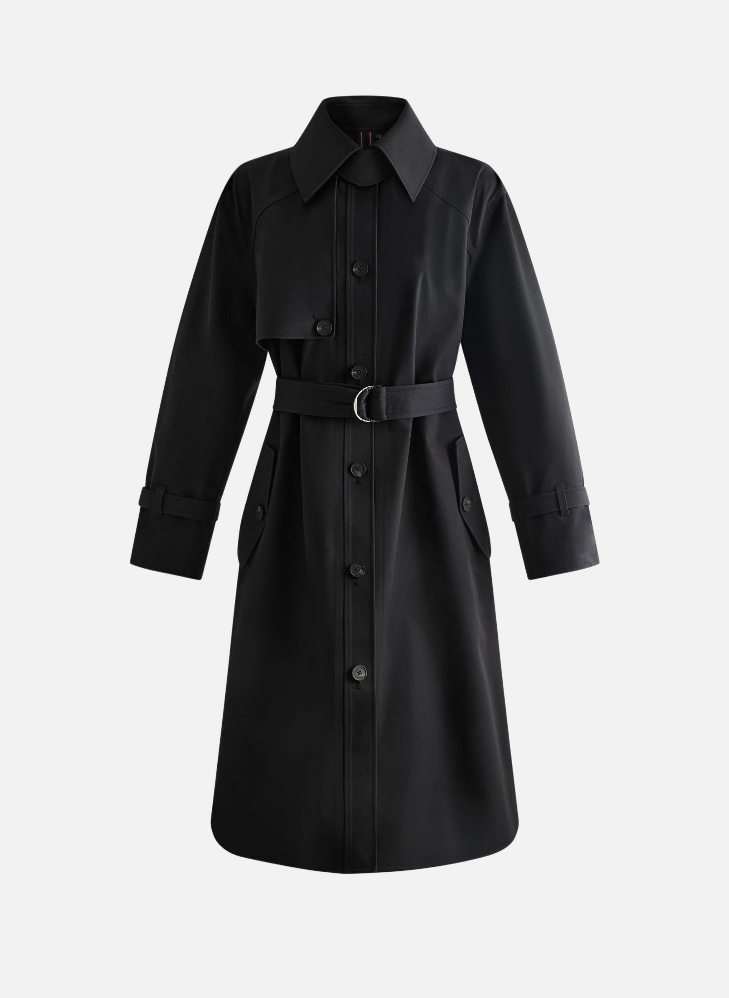 Trench garrtio col tailleur coupe ajustée FUSALP Bleu