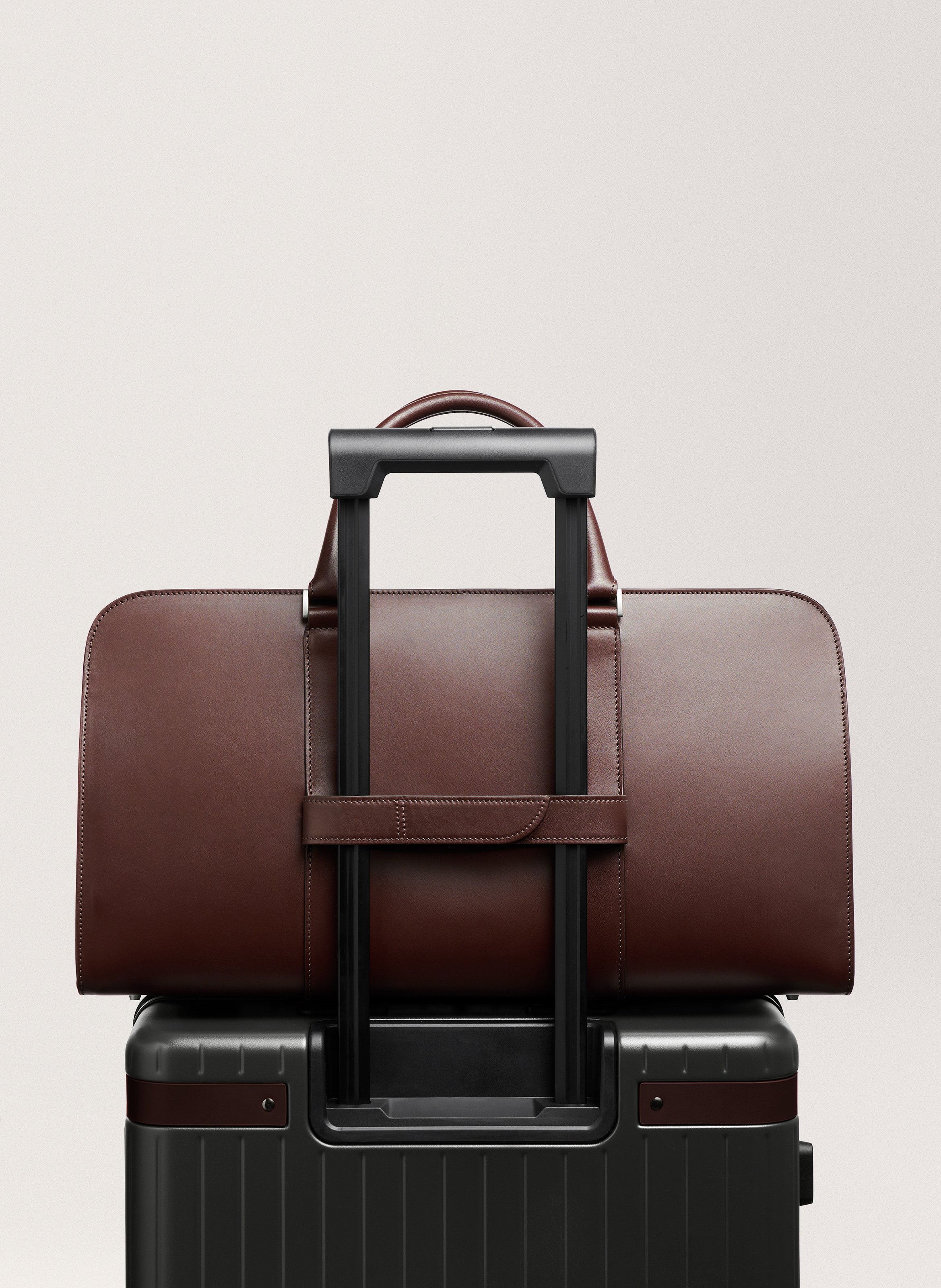 Attache 'Smart holder' en cuir vachetta CARL FRIEDRIK Marron