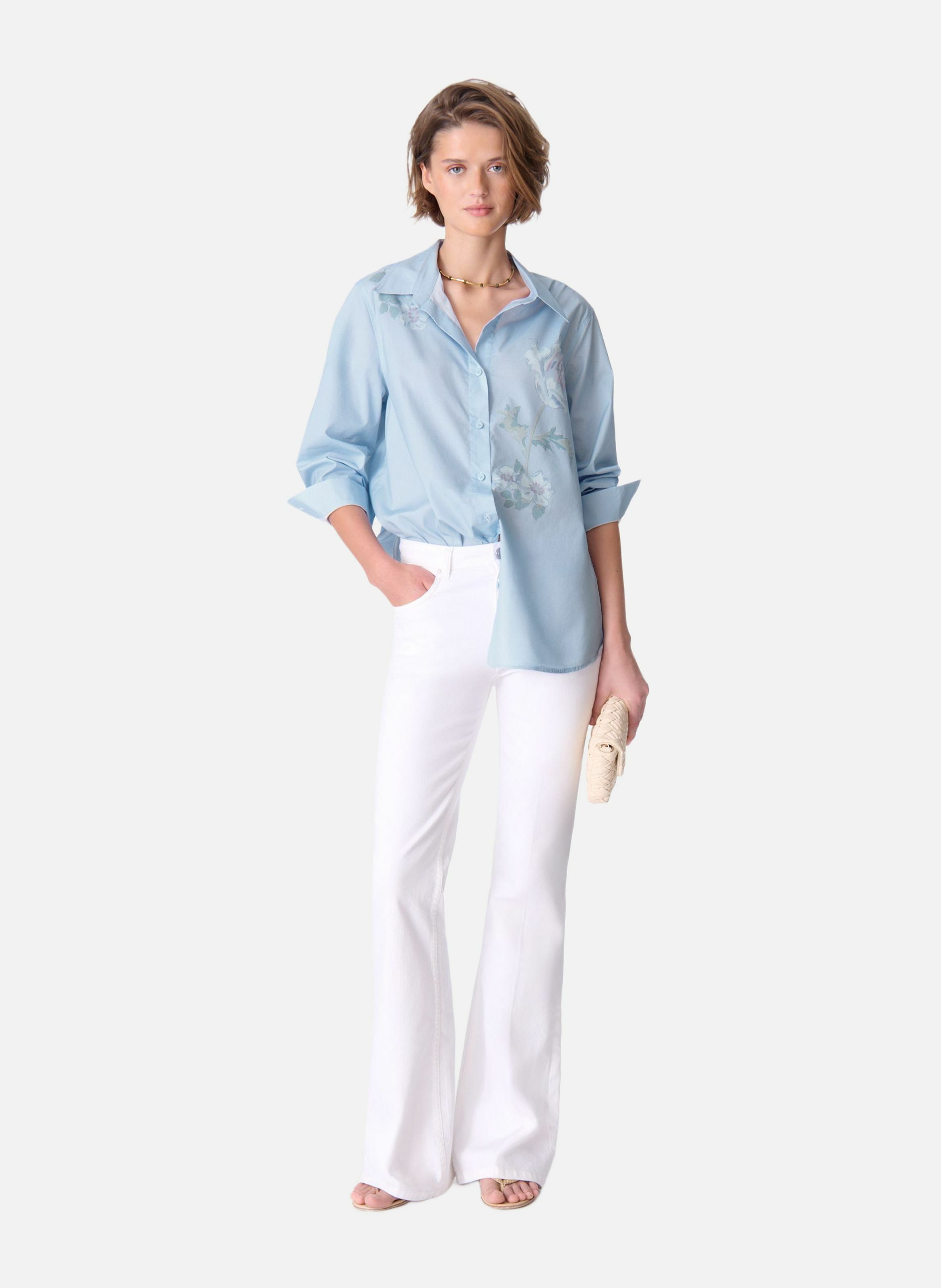 Jean ethan VANESSA BRUNO Blanc