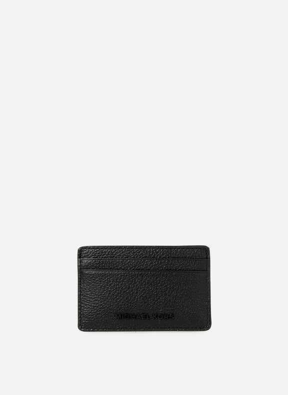 Leather card holder Black by MICHAEL KORS MICHAEL KORS Leather card holder Black