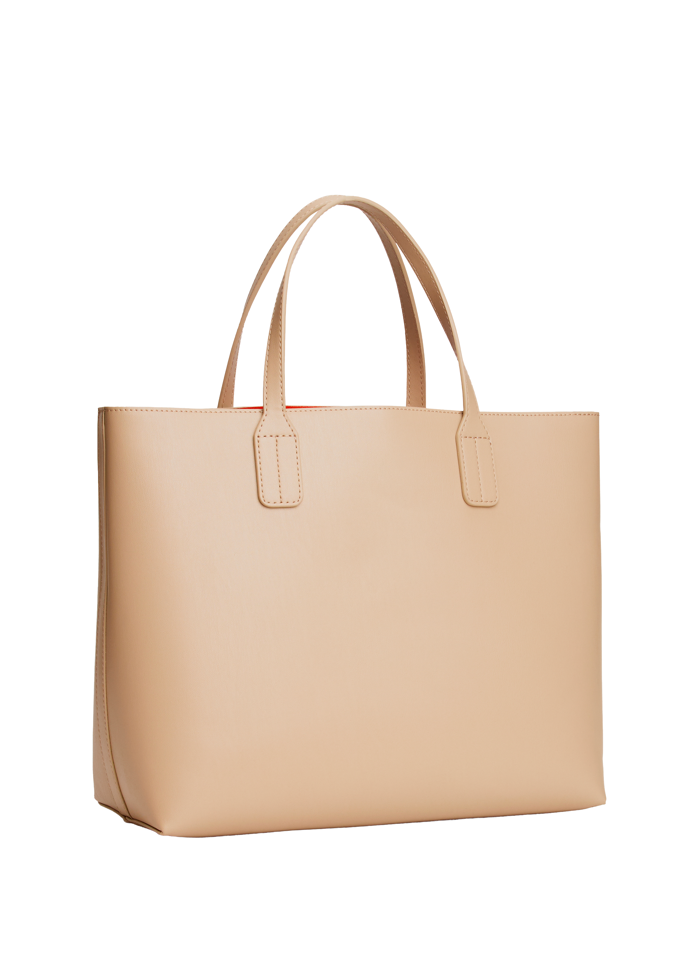 Icon Satchel Tote Bag TOMMY HILFIGER Beige