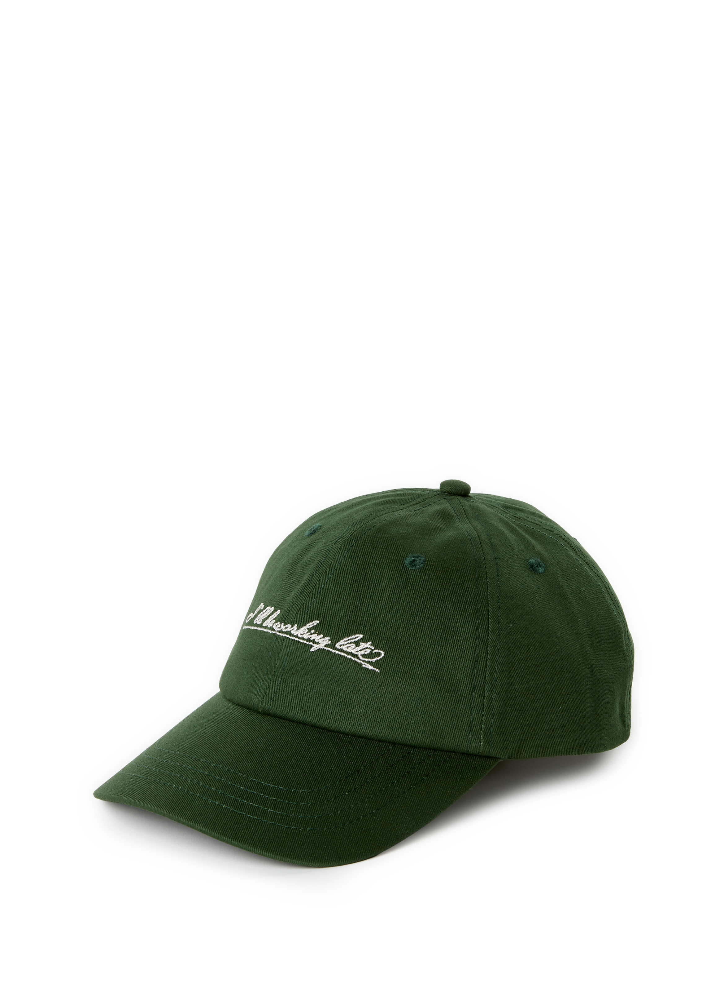 Casquette en coton SELECTED Vert