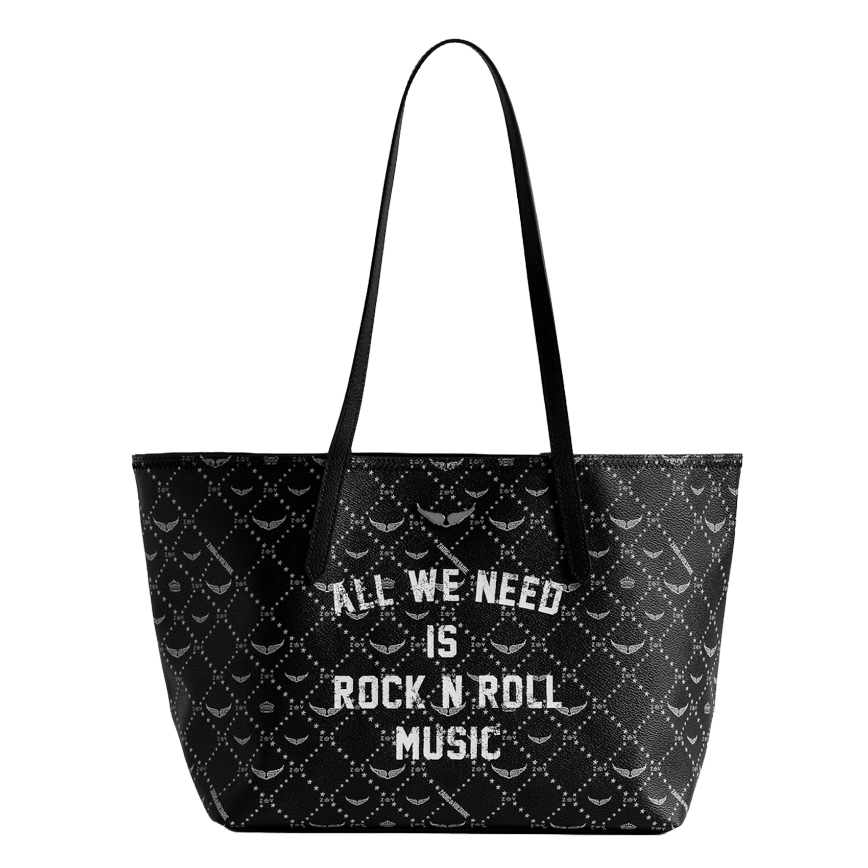 Sac cabas à monogrammes z shopper ZADIG&VOLTAIRE Noir