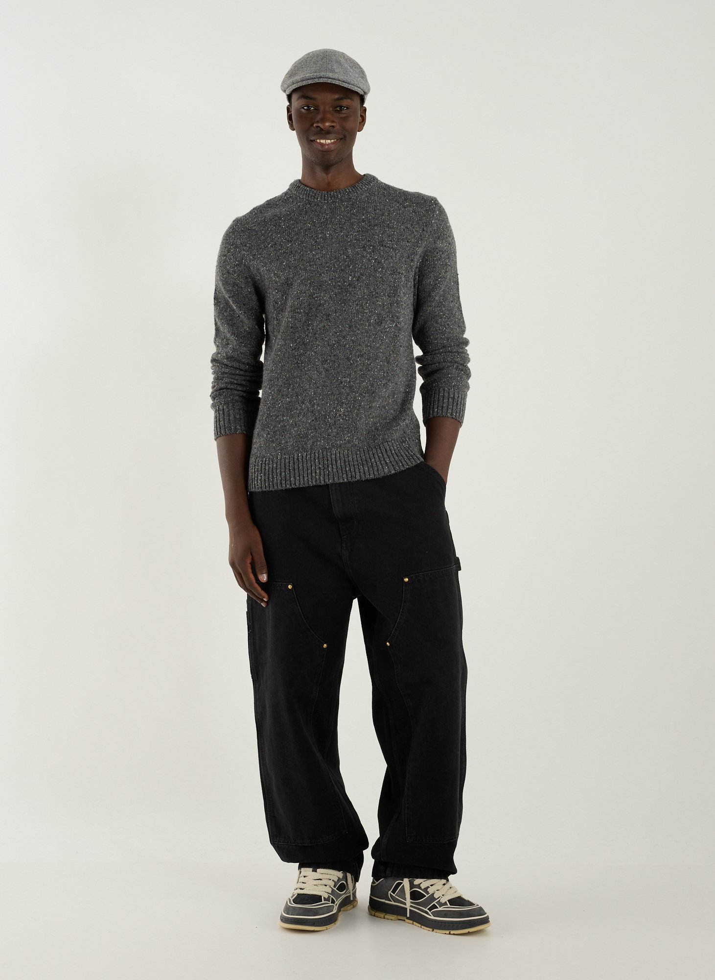 Mixed wool sweatshirt GANT Grey