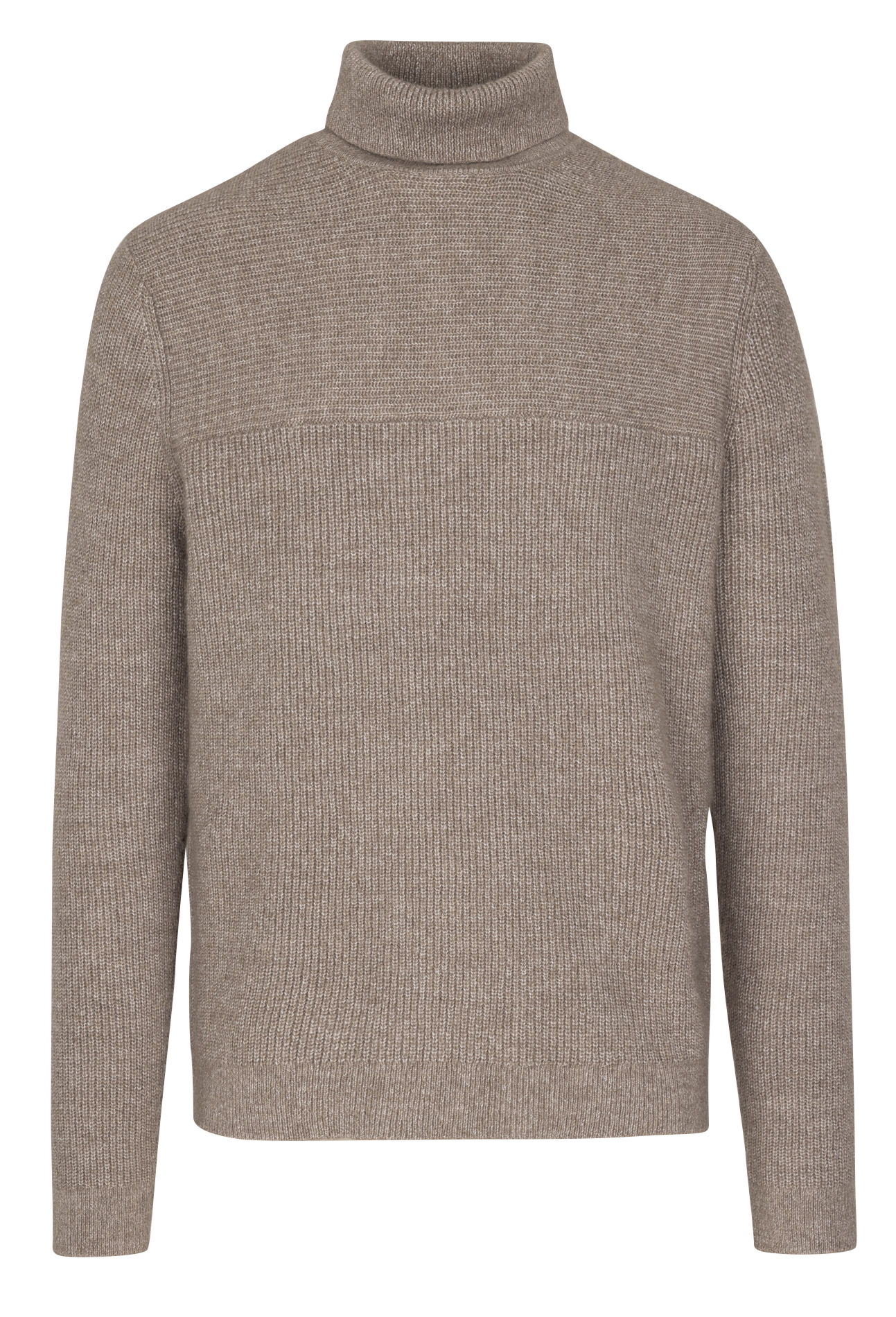 Pull col roulé droit IKKS Marron