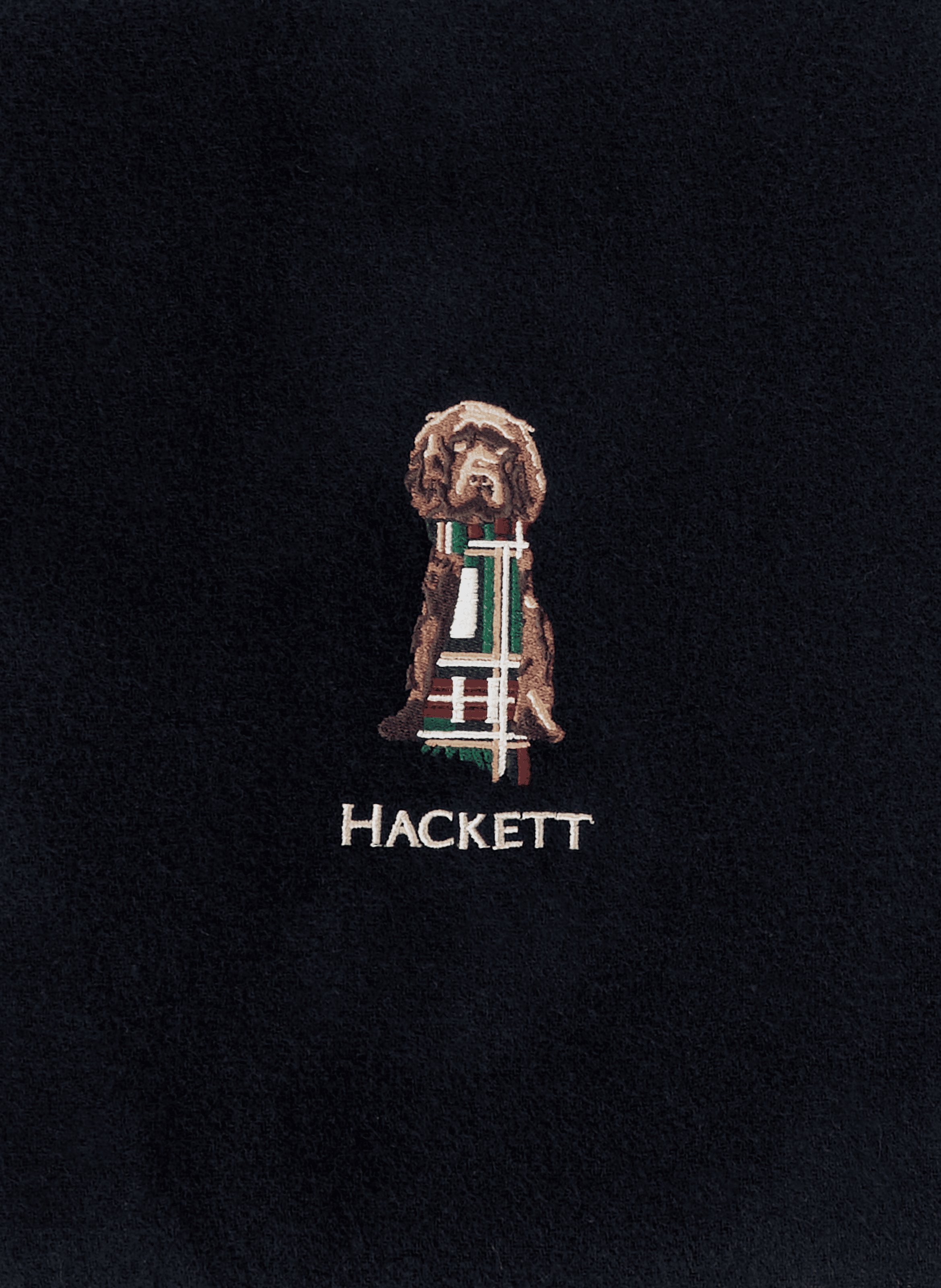 Echarpe brodée  HACKETT Bleu