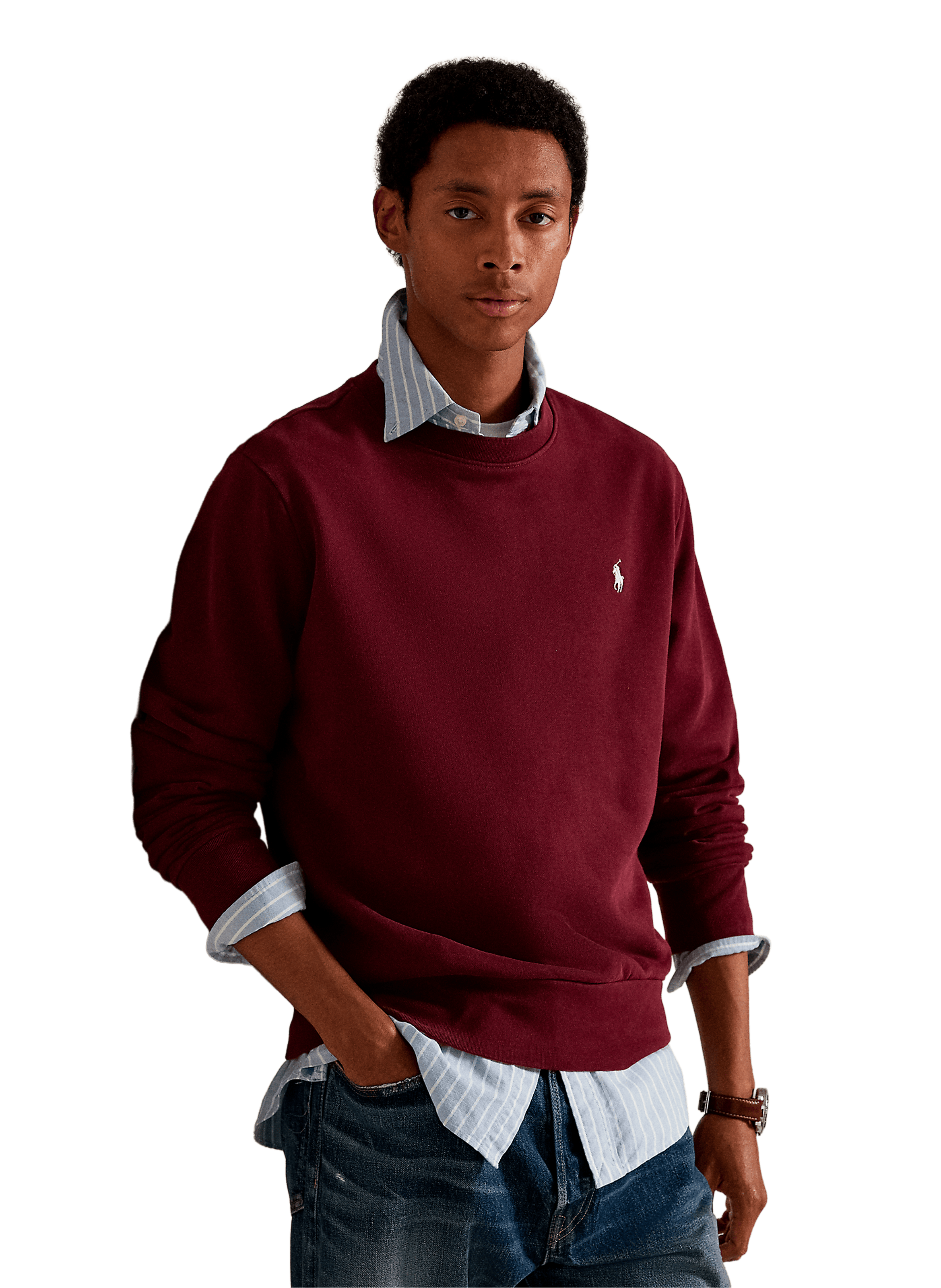 POLO RALPH LAUREN Cotton sweatshirt Red