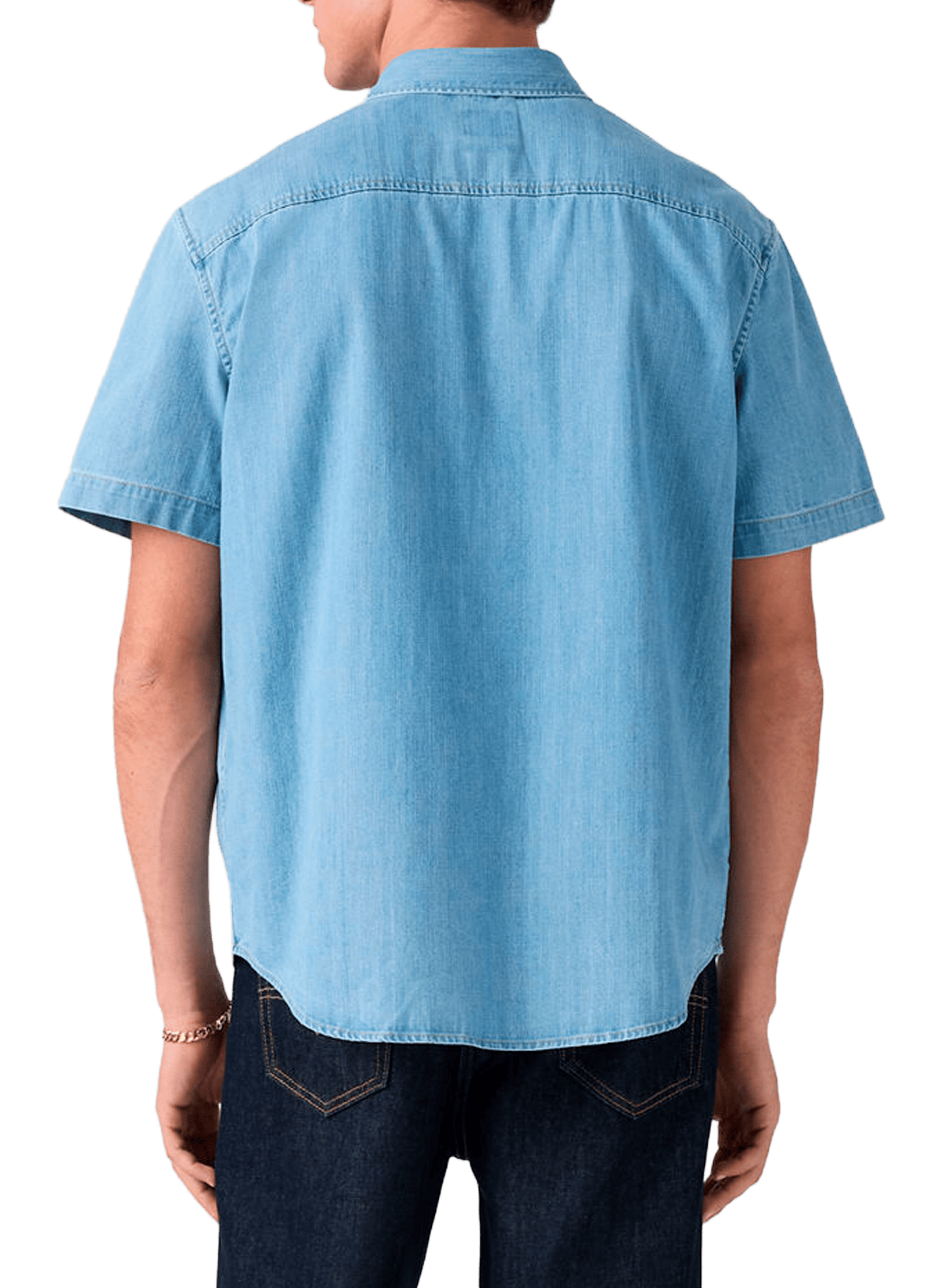 Chemise denim à manches courtes LEVI'S Bleu