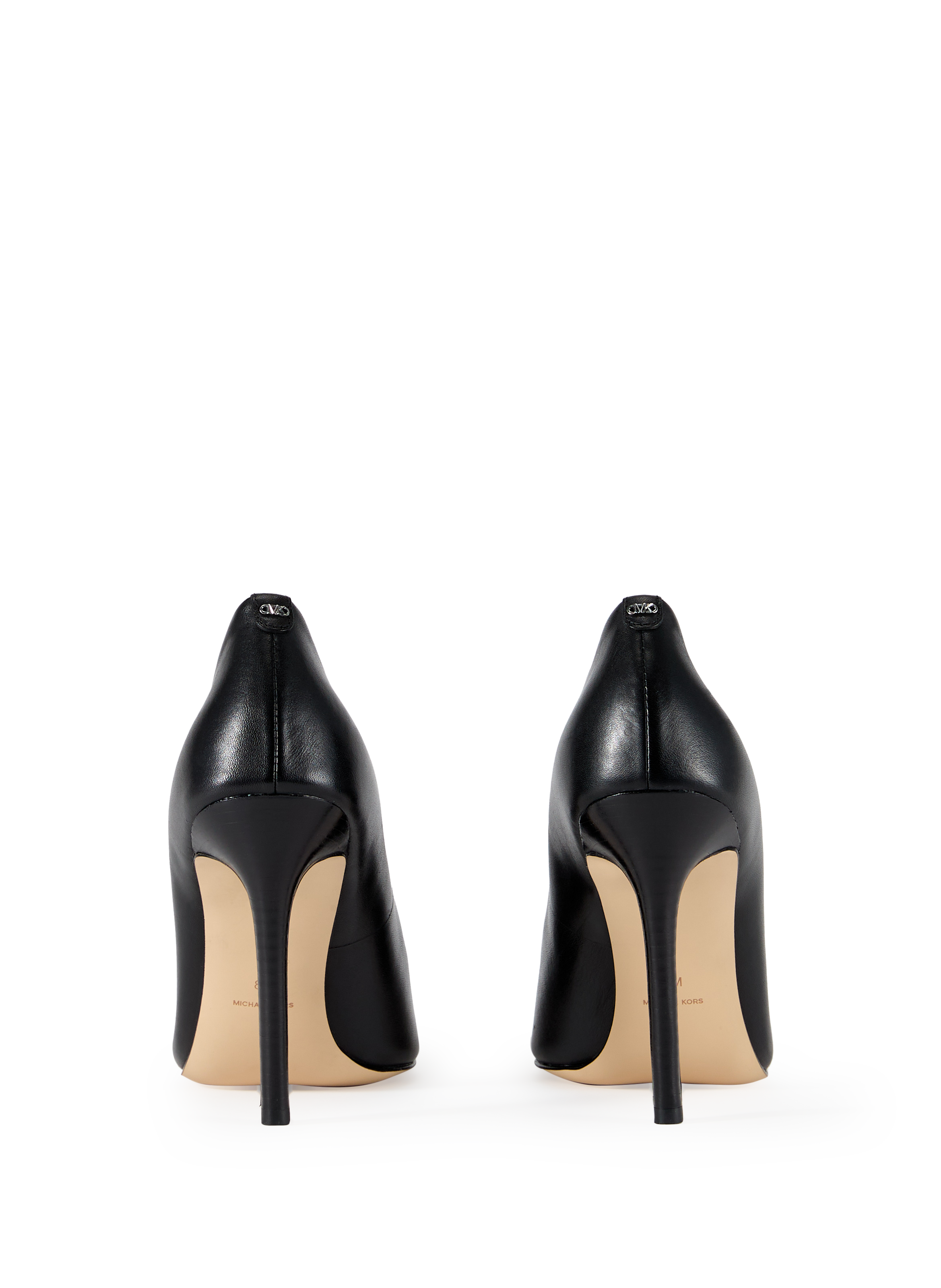 Stiletto heels in mixed leather MICHAEL KORS Black