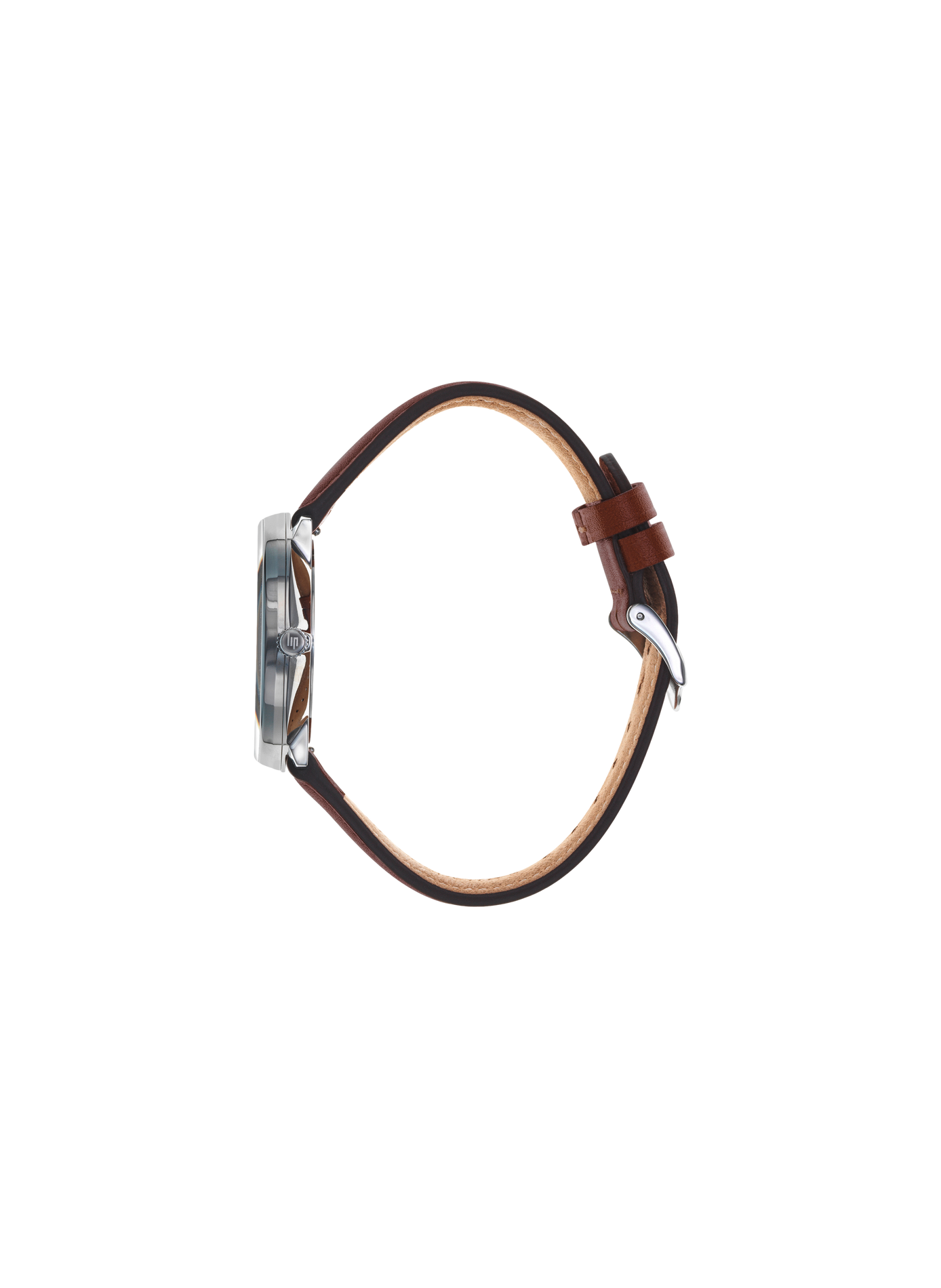 Montre à quartz en cuir LIP Vert