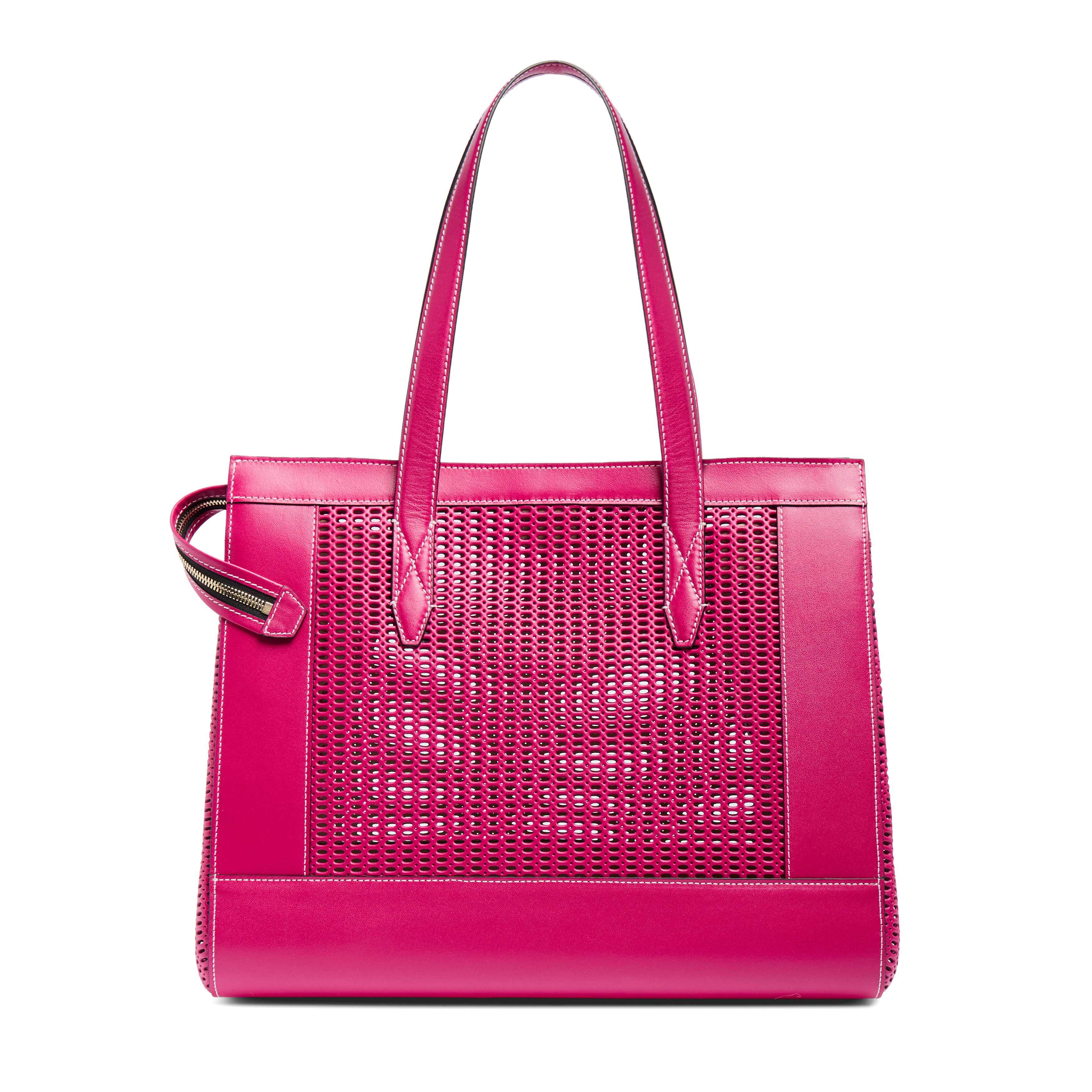 Sac cabas zippé l jour de lancel en cuir LANCEL Rose