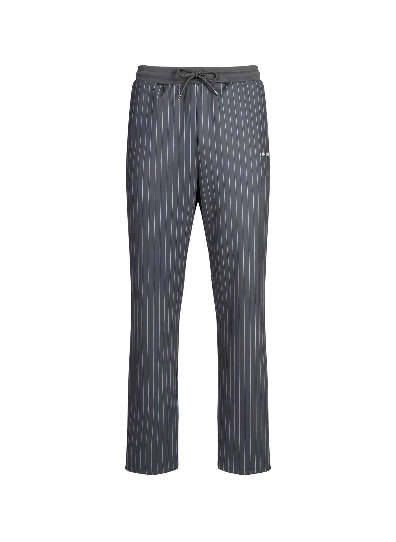 Straight Striped Ballier Trousers LES DEUX Grey