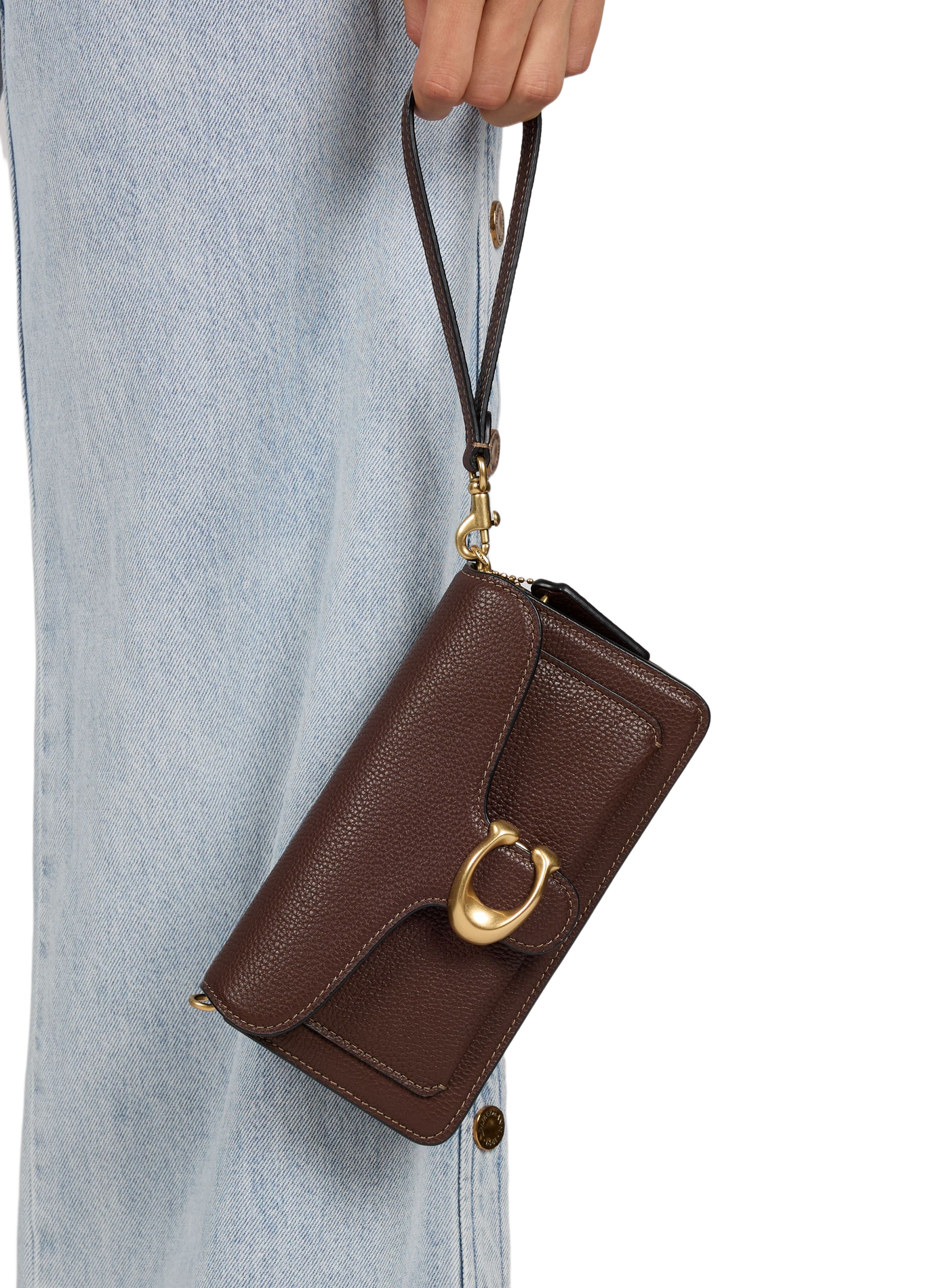 Sac à main Tabby 26 en cuir grainé Marron