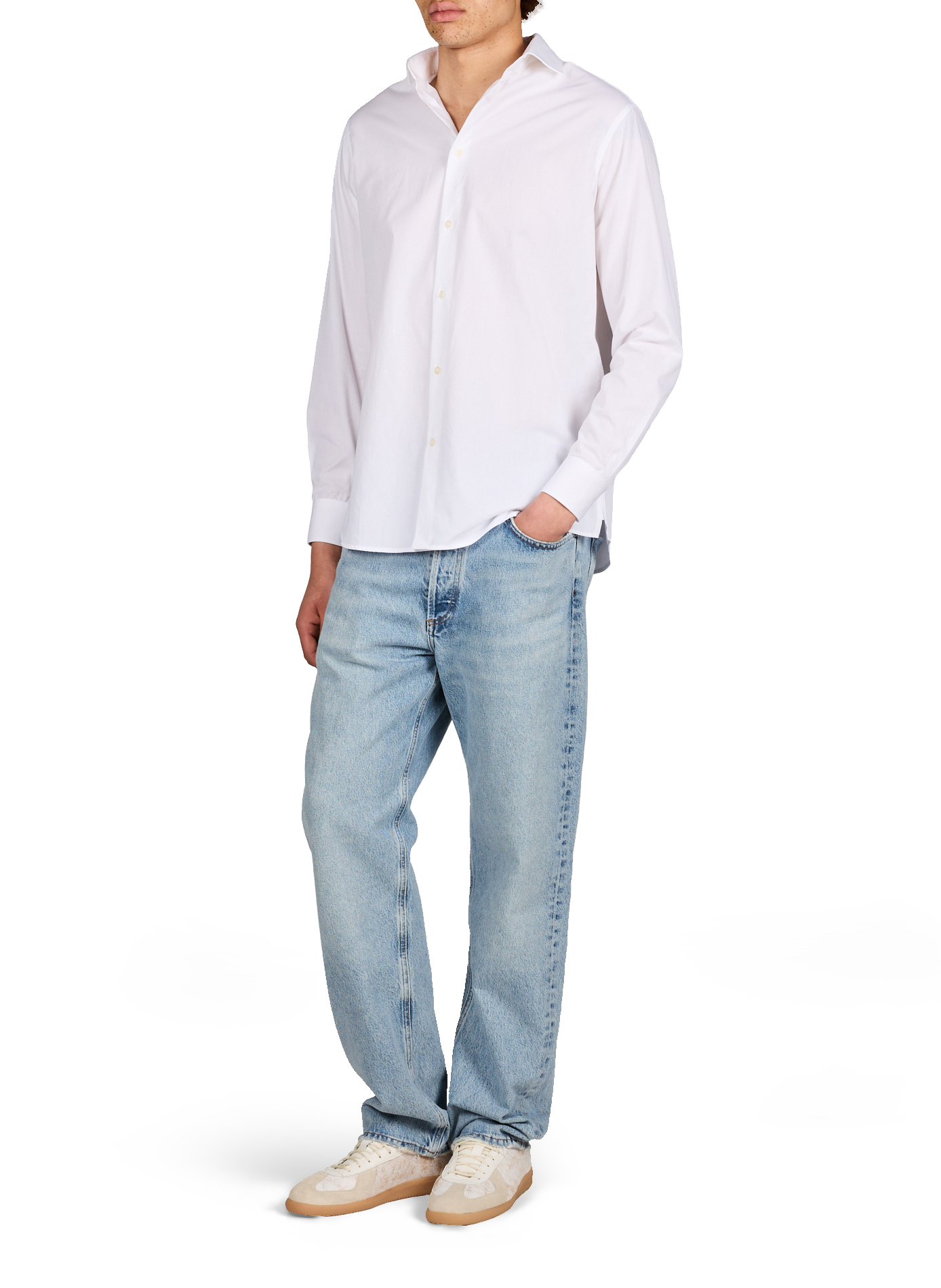 Straight shirt Loti in cotton AU PRINTEMPS PARIS White