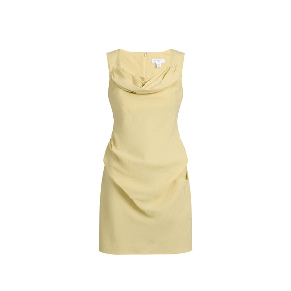 Robe courte ajustée en coton mélangé Robe courte ajustée en coton mélangé
