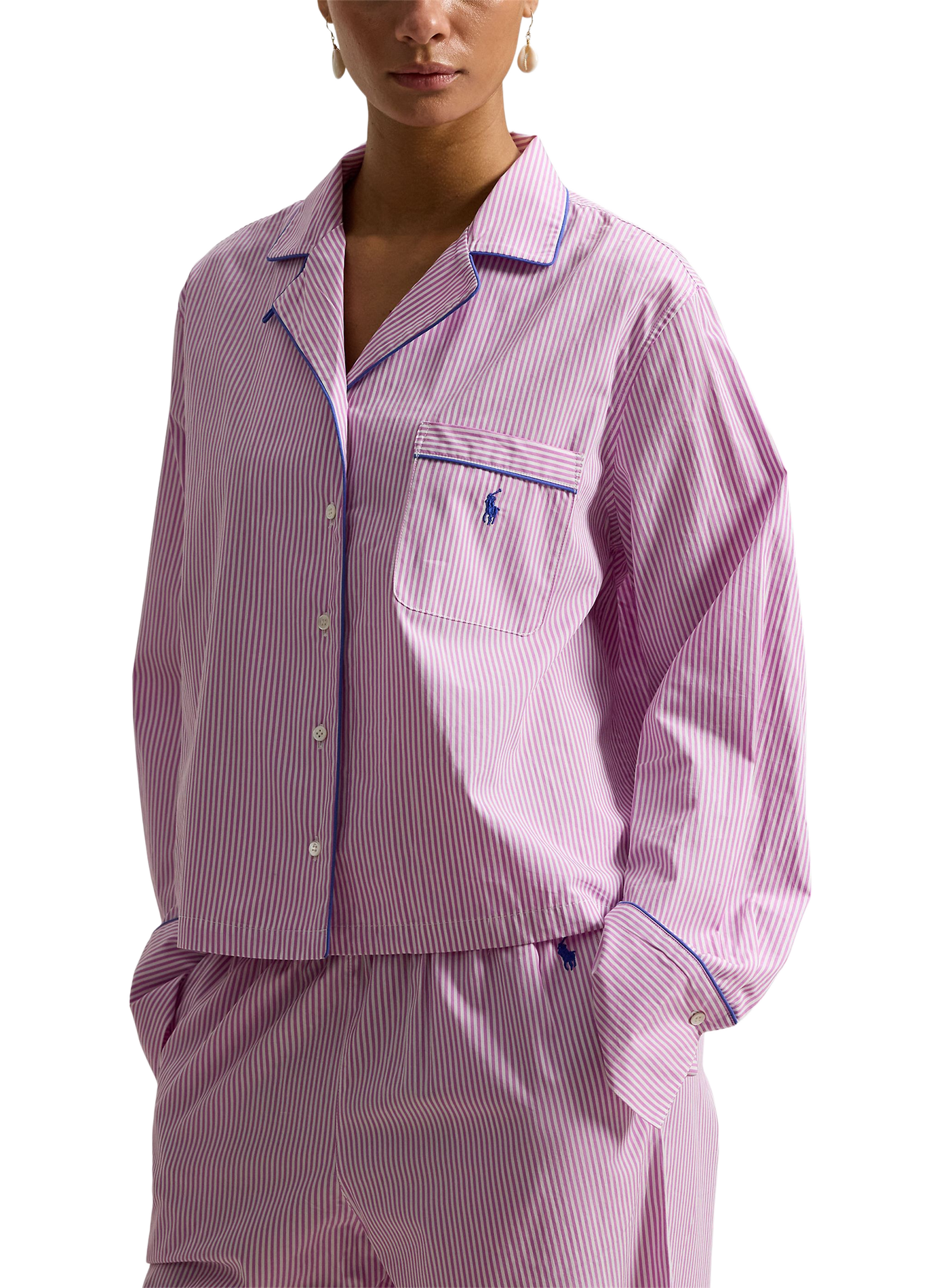 Cotton check pyjama set POLO RALPH LAUREN Pink