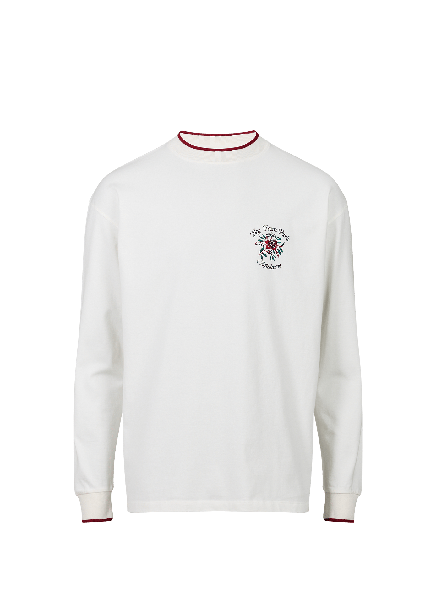 T-shirt manches longues en coton DROLE DE MONSIEUR Blanc