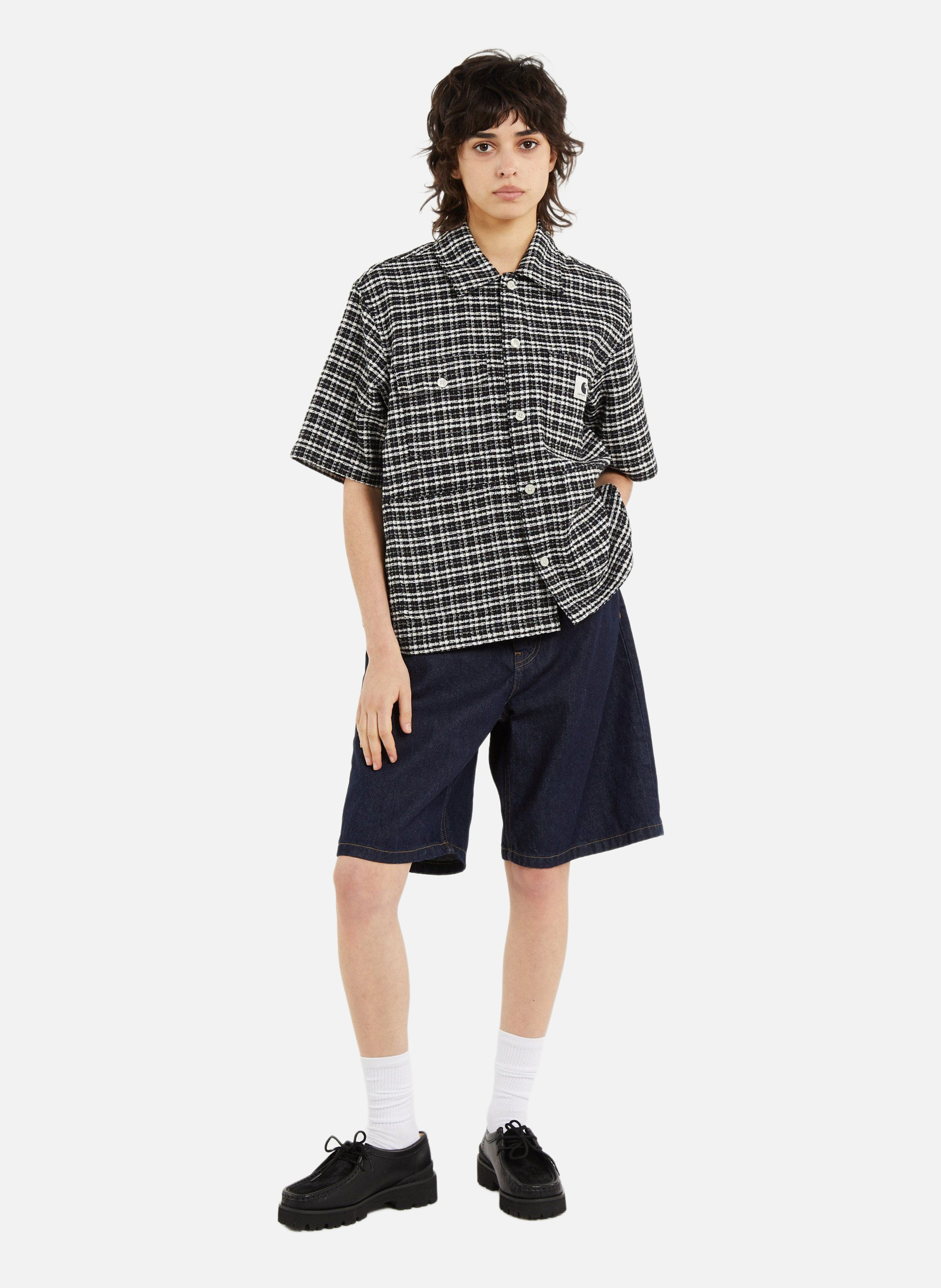 Chemise w' s/s michigan shirt CARHARTT WIP Noir