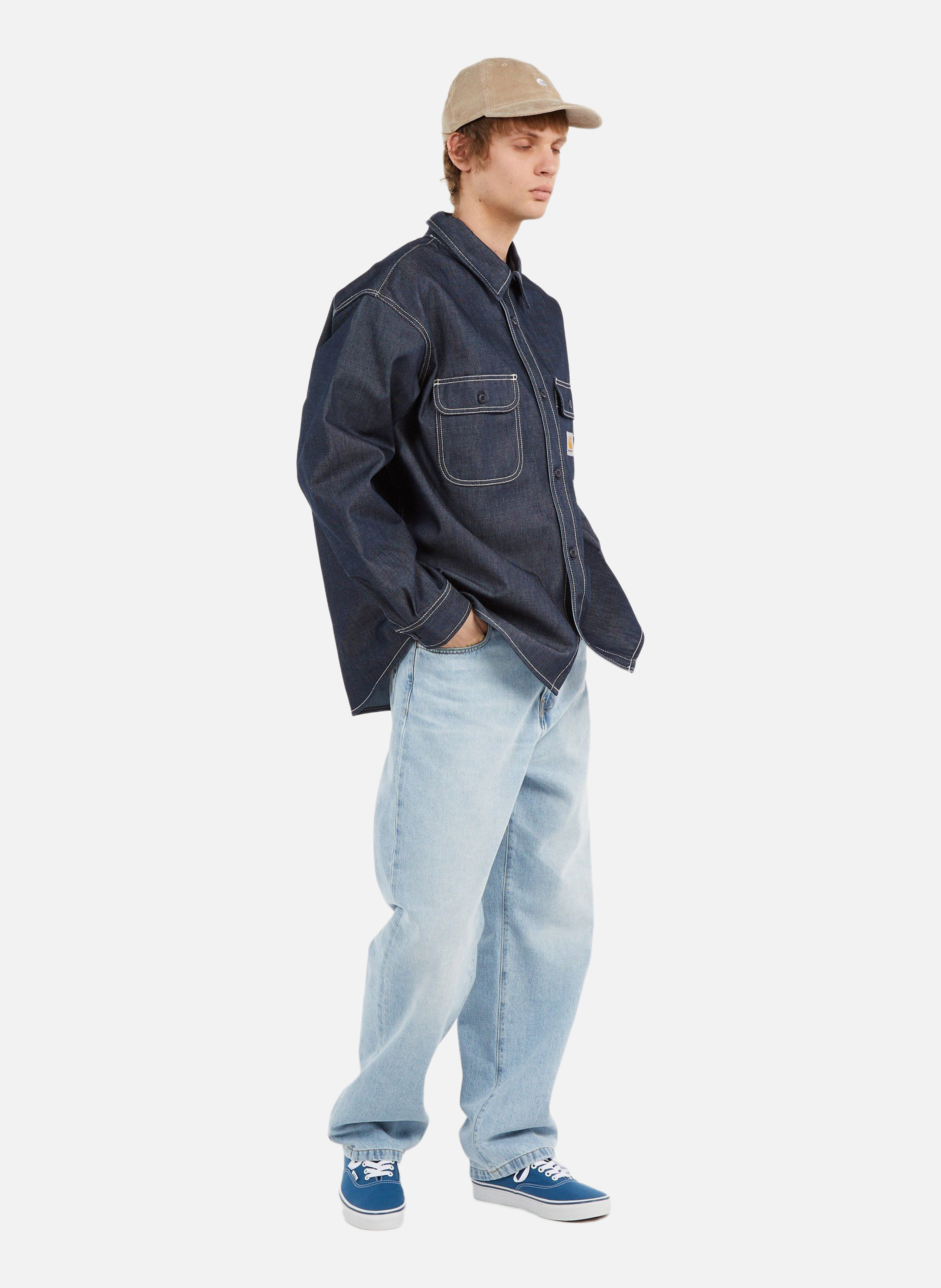 Veste tigan shirt jac CARHARTT WIP Bleu