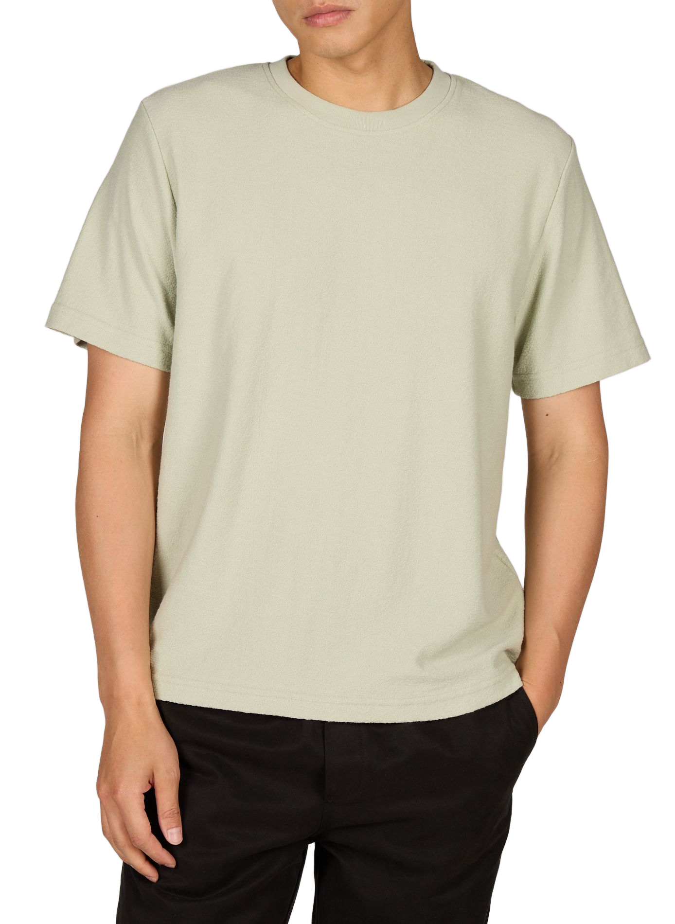 Textured T-shirt SAMSOE SAMSOE Green