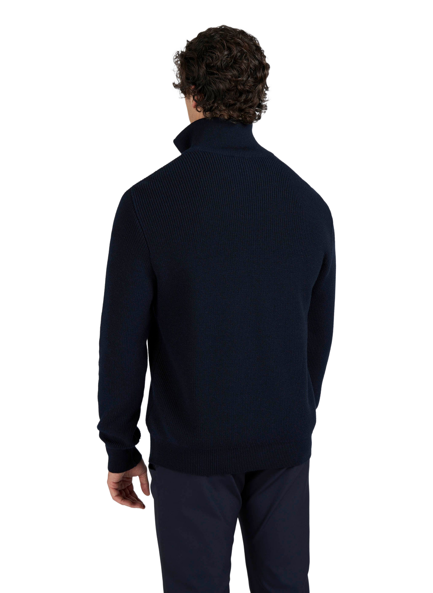 Straight ribbed wool blend pullover PAUL & SHARK Multicolour