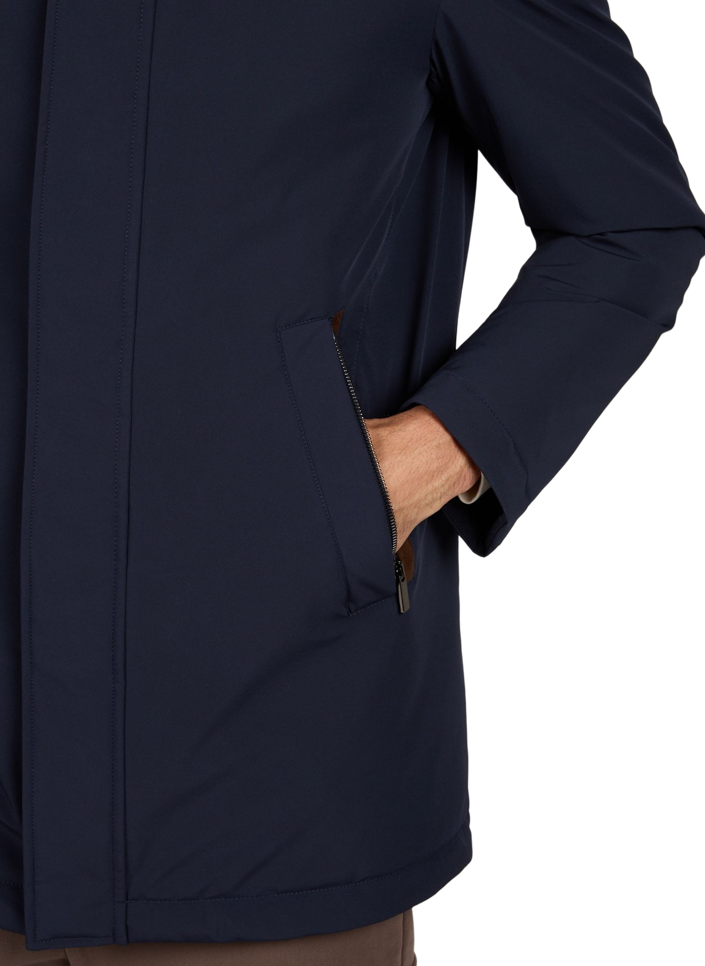 Halflange parka met capuchon PAUL & SHARK Blauw